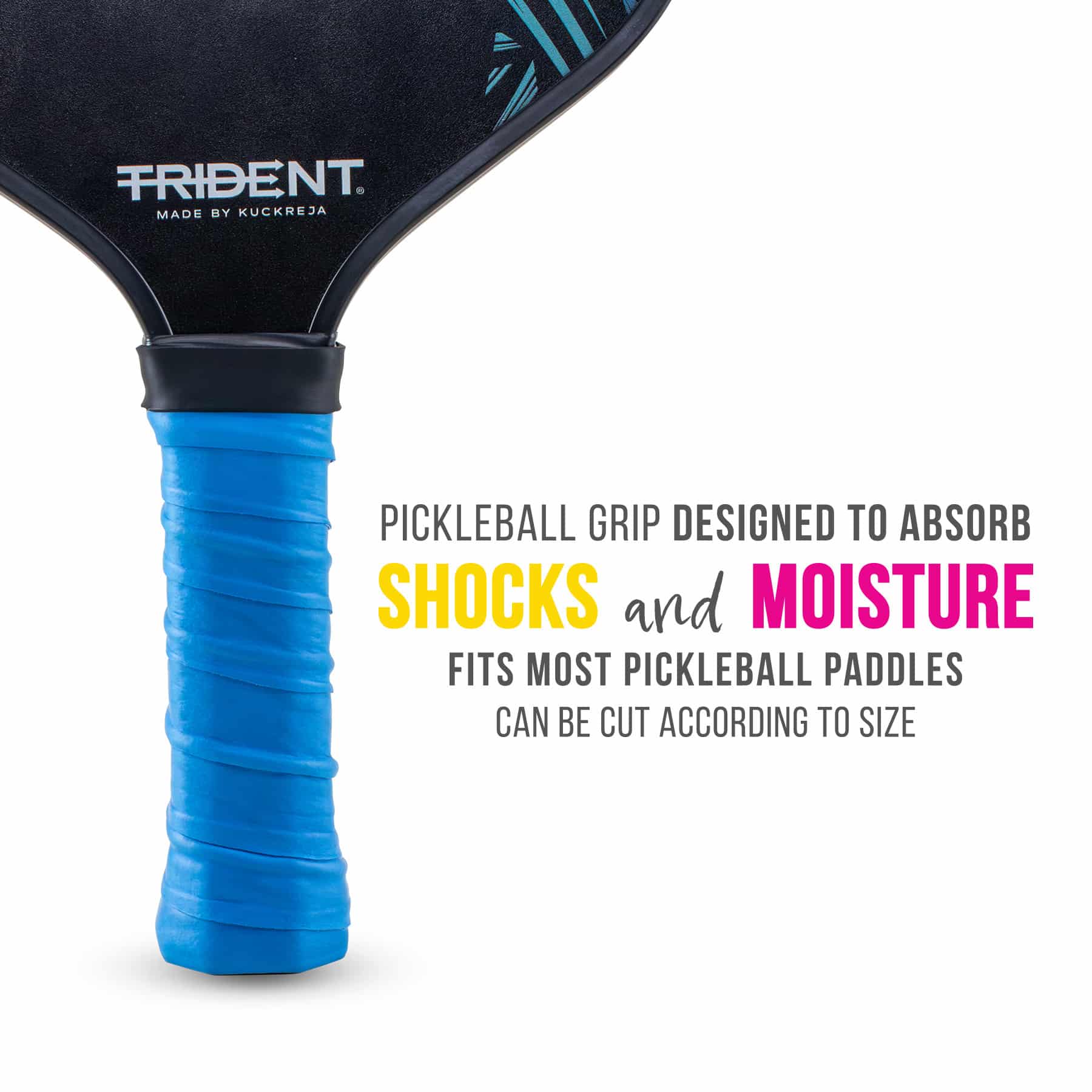 Trident Pickleball Paddle Grip - Royal Blue - Image 2