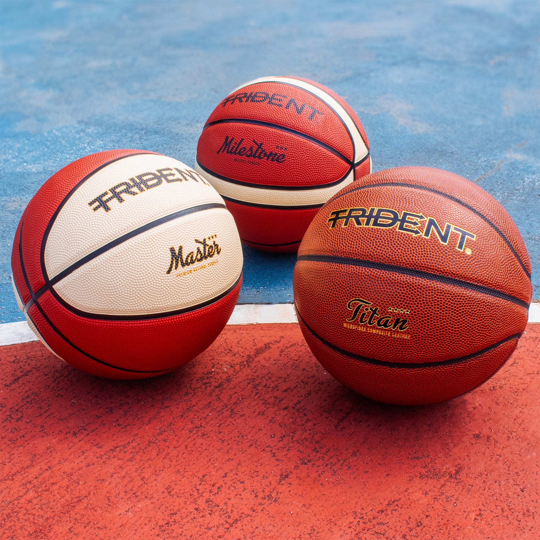 Trident Titan Composite Leather Basketball (Size 7, 6) - Image 9