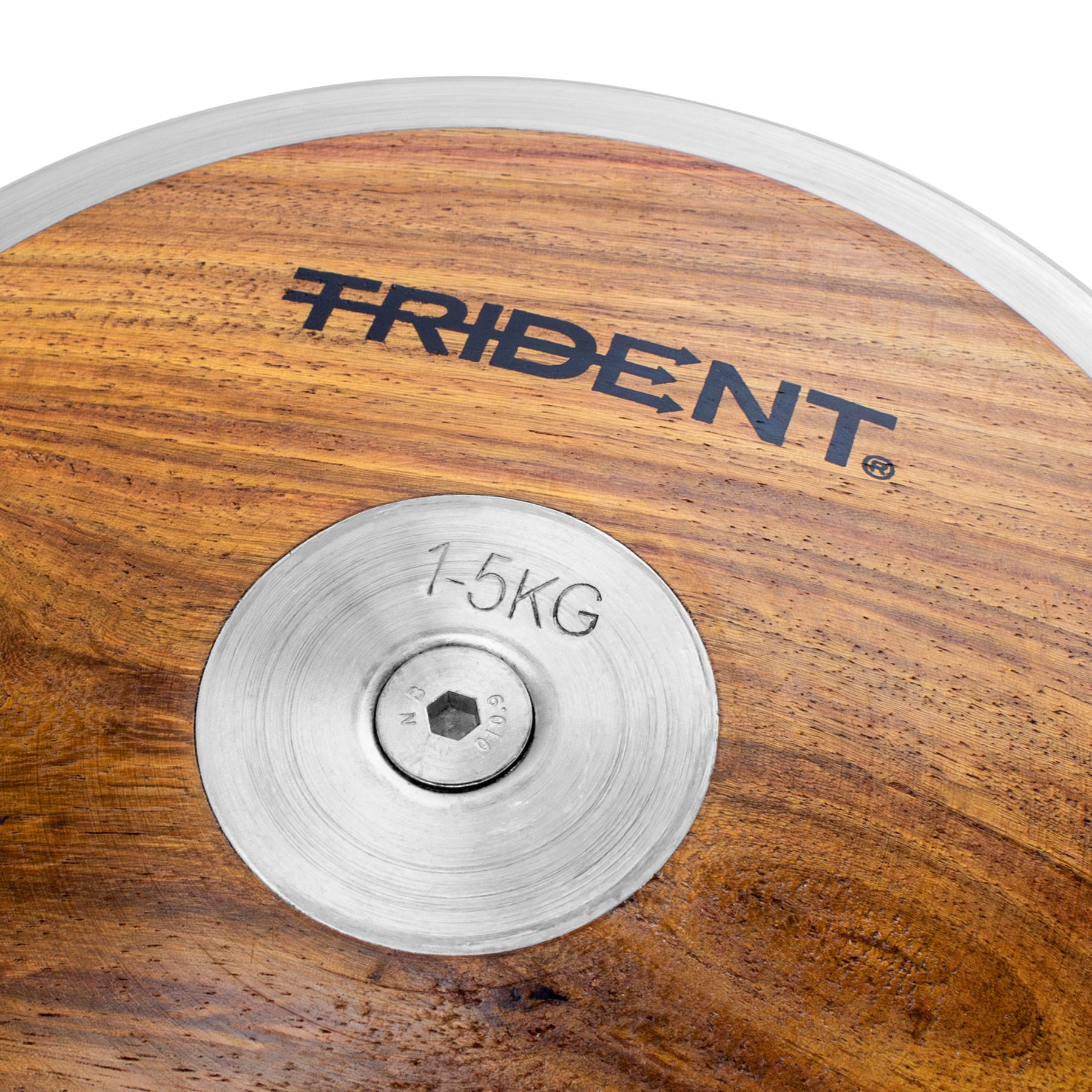 Trident Wooden Discus - 1.50kg - Image 5
