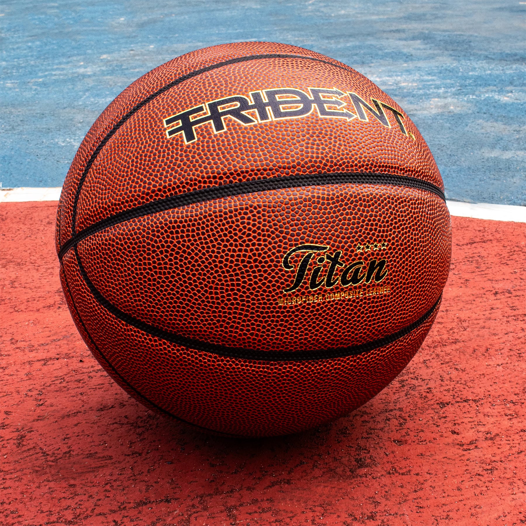 Trident Titan Composite Leather Basketball (Size 7, 6) - Image 3