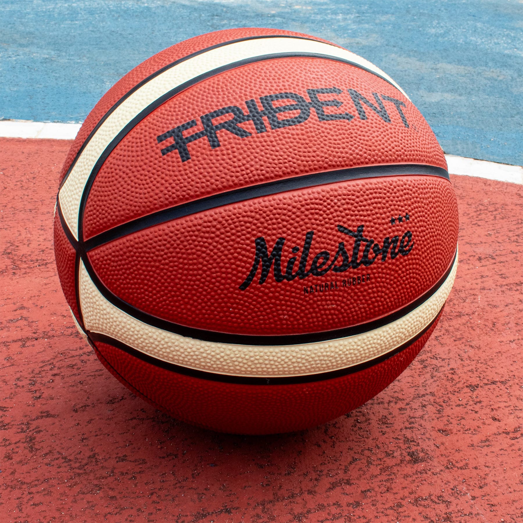 Trident Milestone Rubber Basketball (Size 7, 6, 5) - Image 4