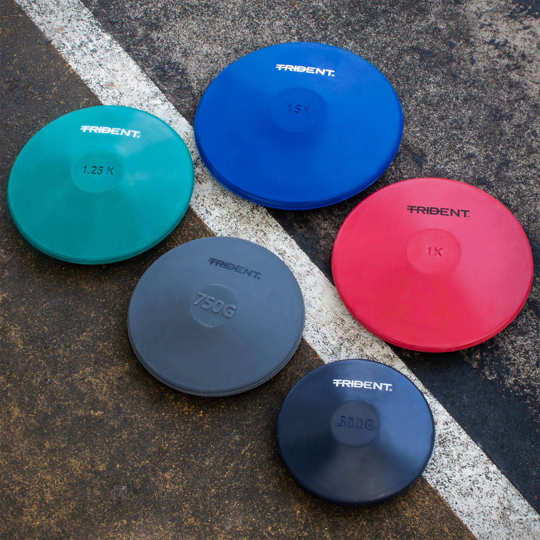 Trident Rubber Discus - 0.75kg - Image 8