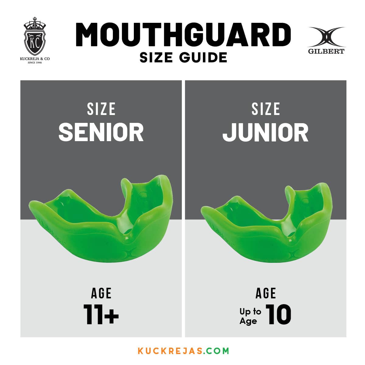 Gilbert Academy Mouthguard - Black (Senior/Junior) - Image 4