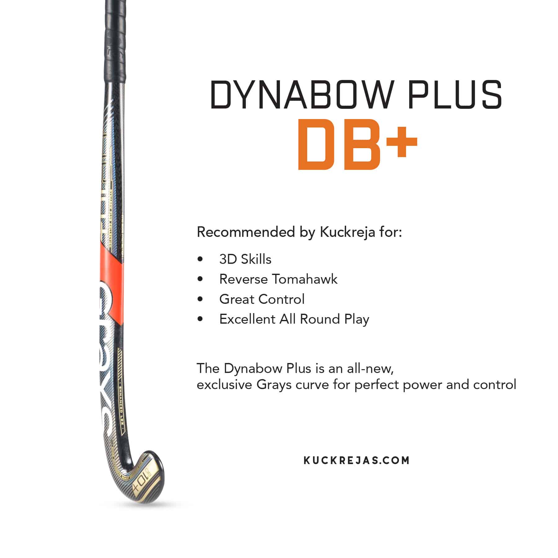 Grays Dynabow Plus 10 Composite Hockey Stick - DB+10 - Image 3