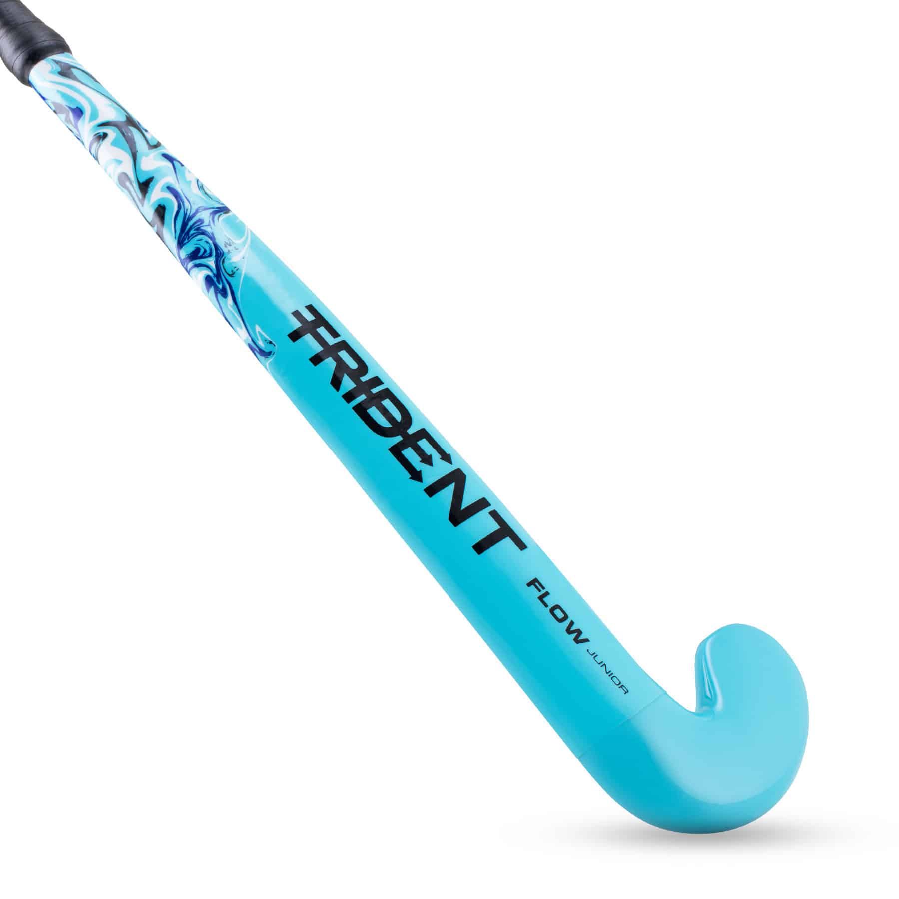 Trident Flow Junior Wooden Hockey Stick - Sky - Image 2