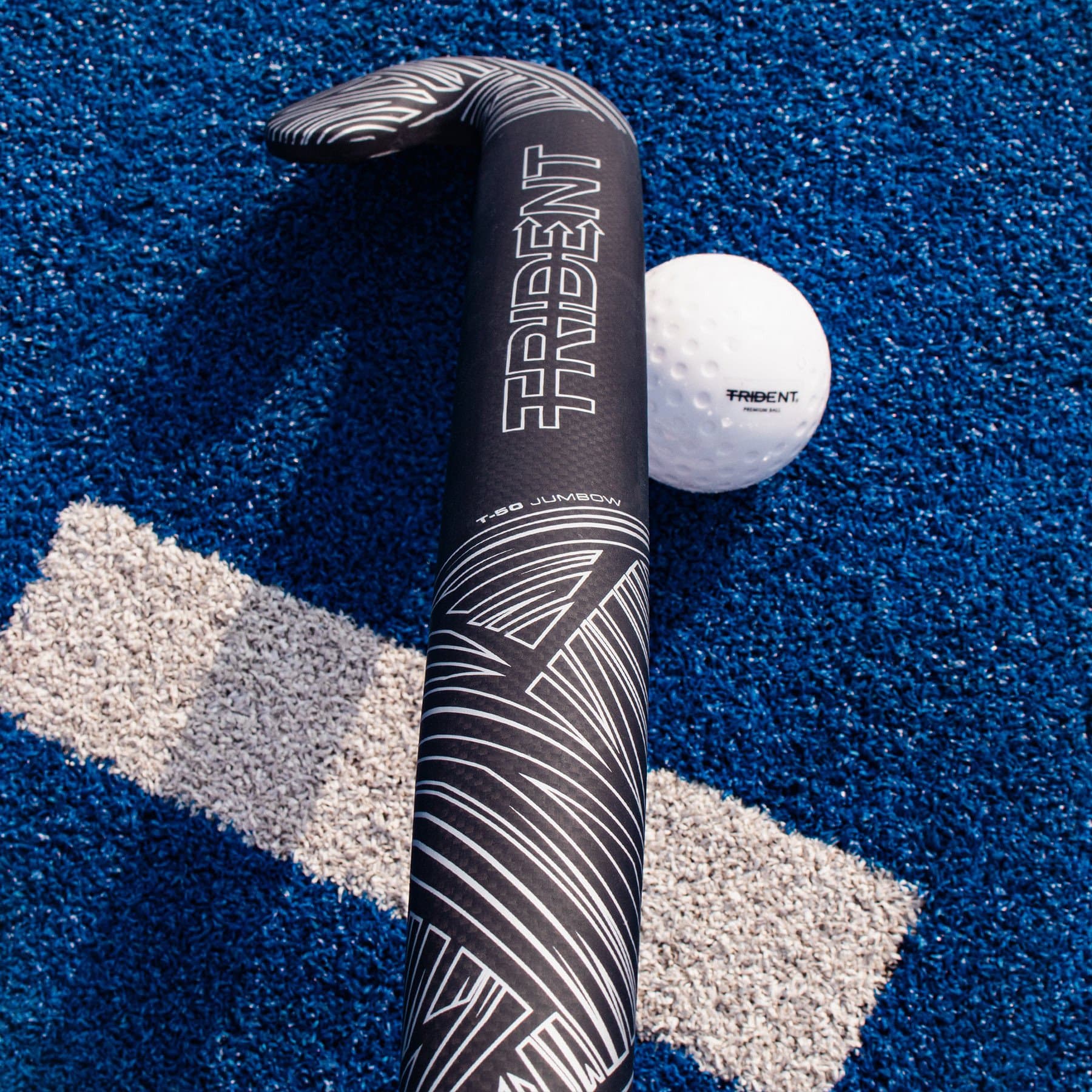 Trident 50 Jumbow Composite Hockey Stick - Ghost Silver - Image 7