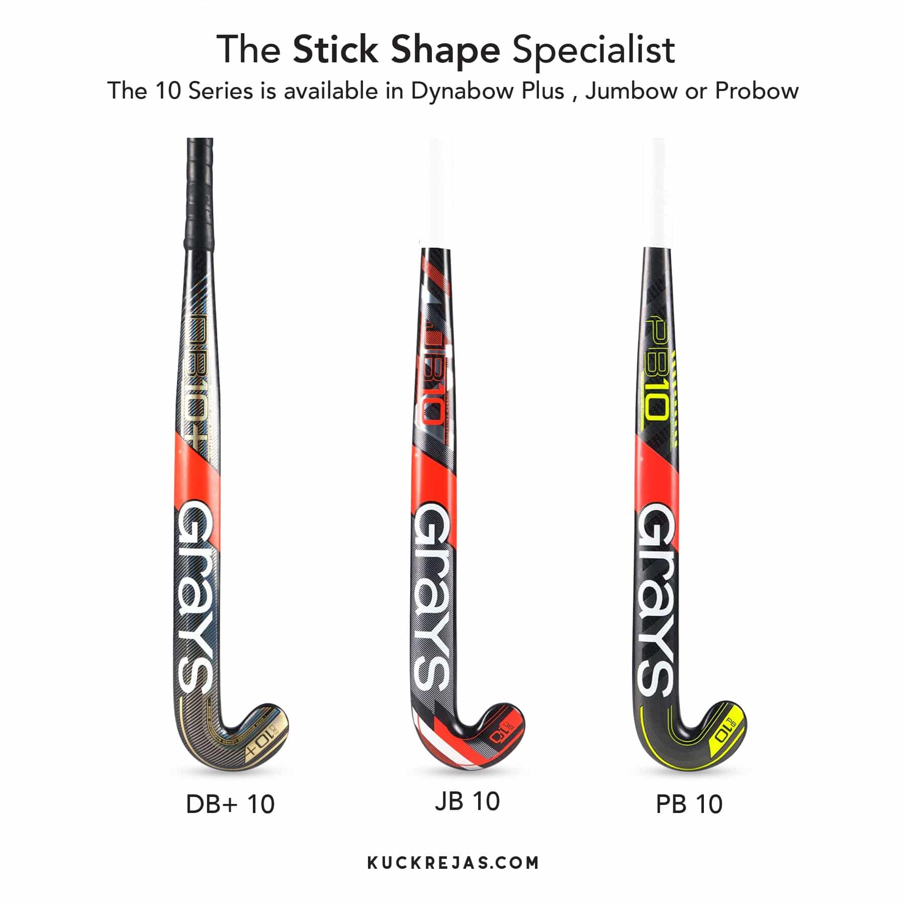 Grays Dynabow Plus 10 Composite Hockey Stick - DB+10 - Image 6