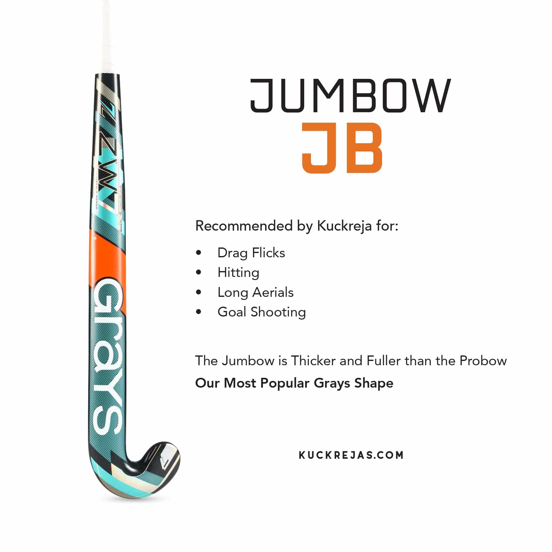 Grays Jumbow ZW7 Composite Hockey Stick - ZW7 - Image 3