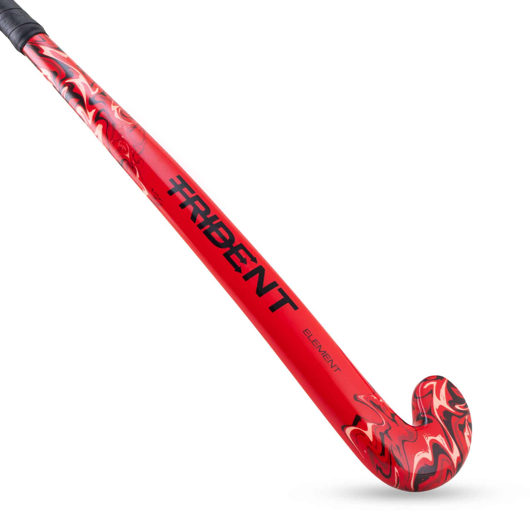 Trident Element Wooden Hockey Stick - Crimson - Image 2
