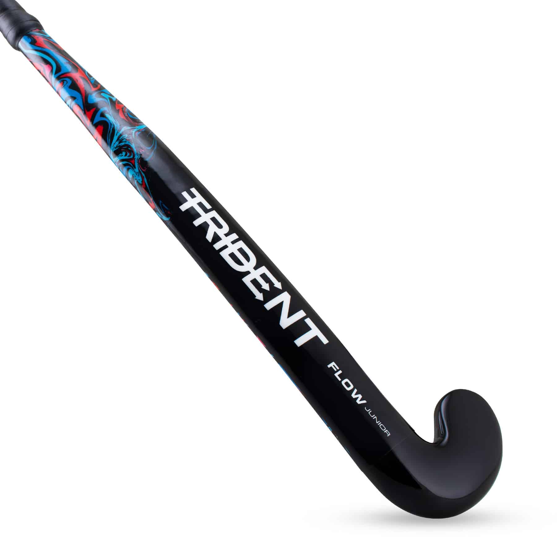 Trident Flow Junior Wooden Hockey Stick - Black - Image 2