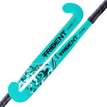 Trident Flow Junior Wooden Hockey Stick – Turquoise