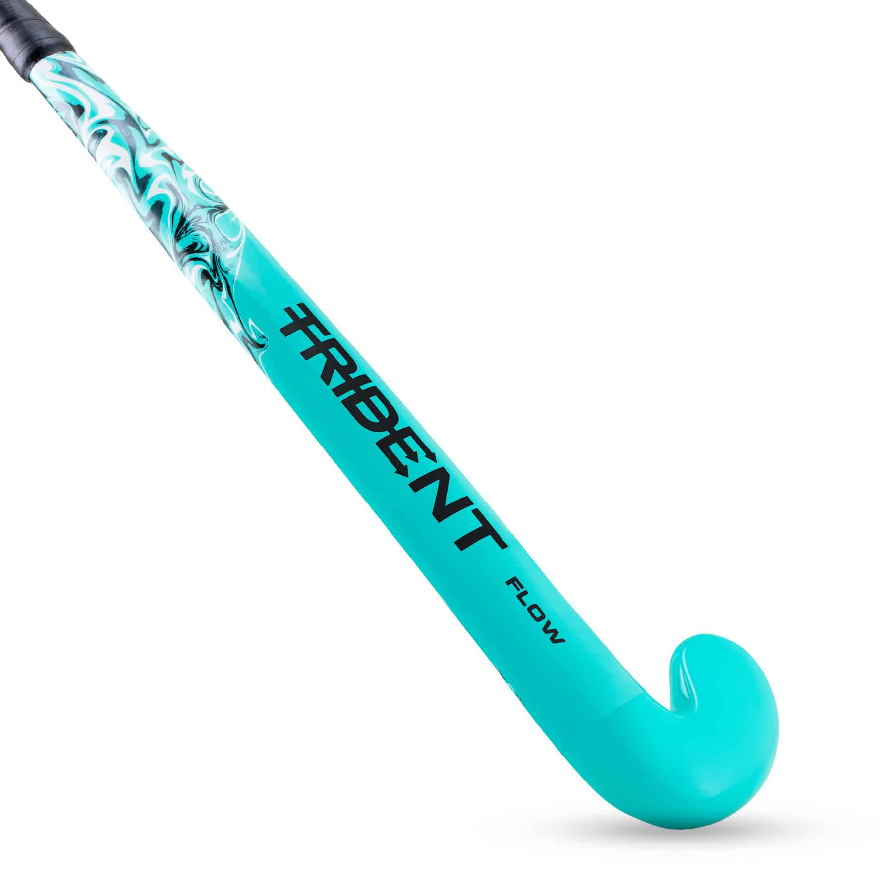 Trident Flow Wooden Hockey Stick - Turquoise - Image 2