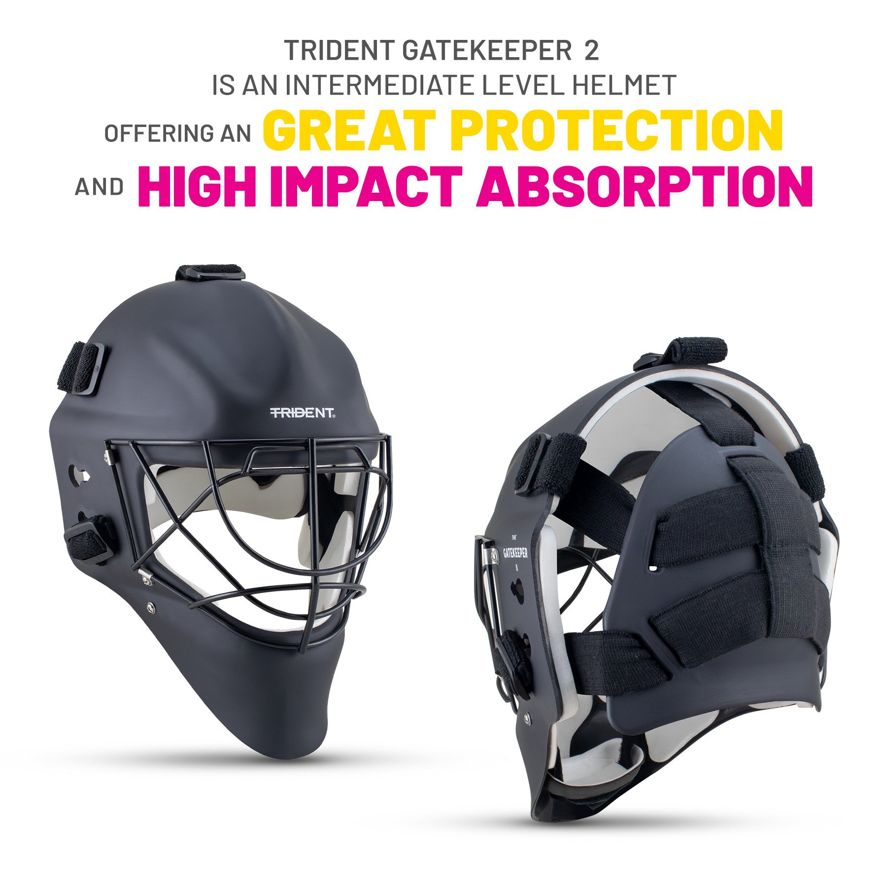 Trident Gatekeeper 2.0 Goalie Helmet - Image 2