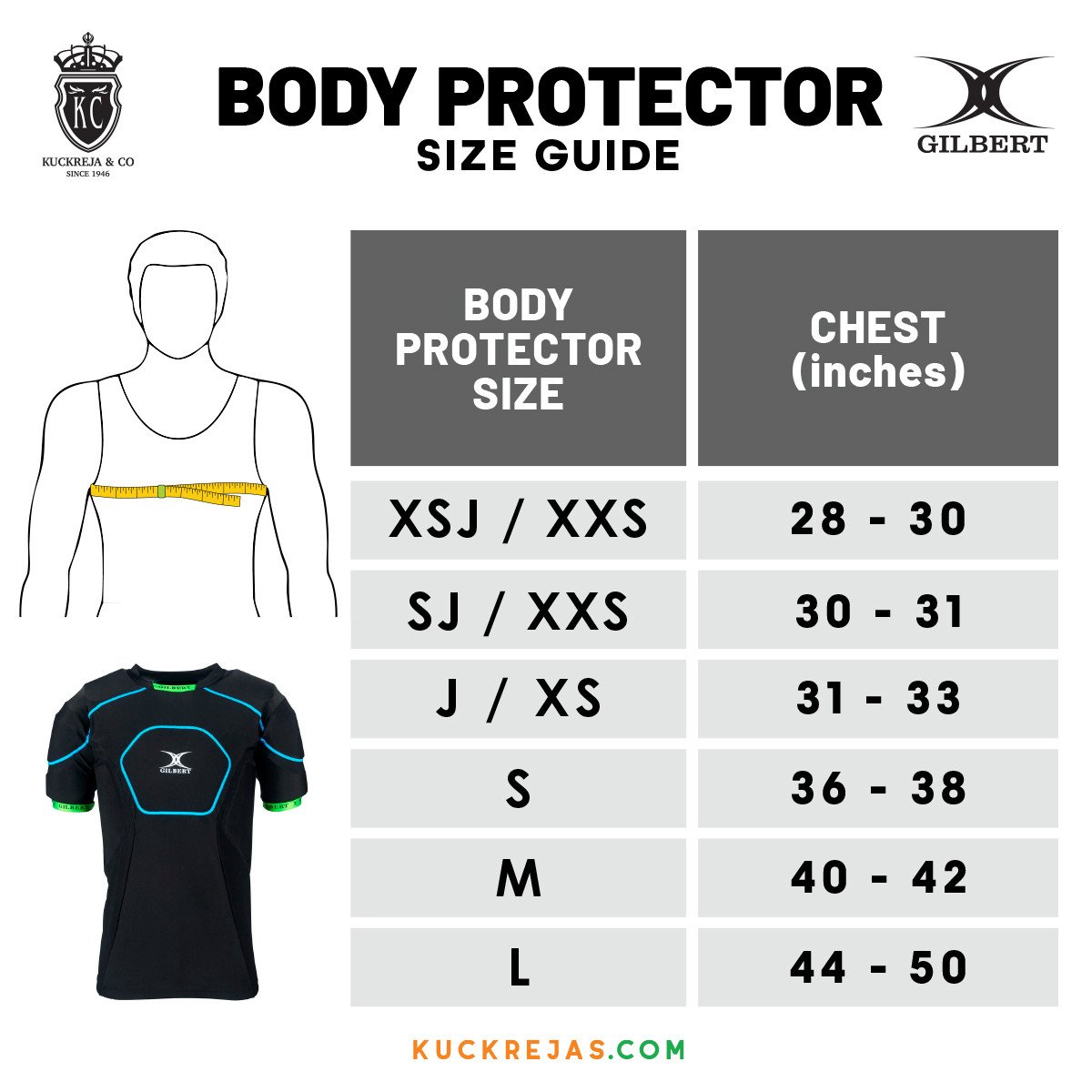 Gilbert Charger X1.1 Body Protector - Image 5