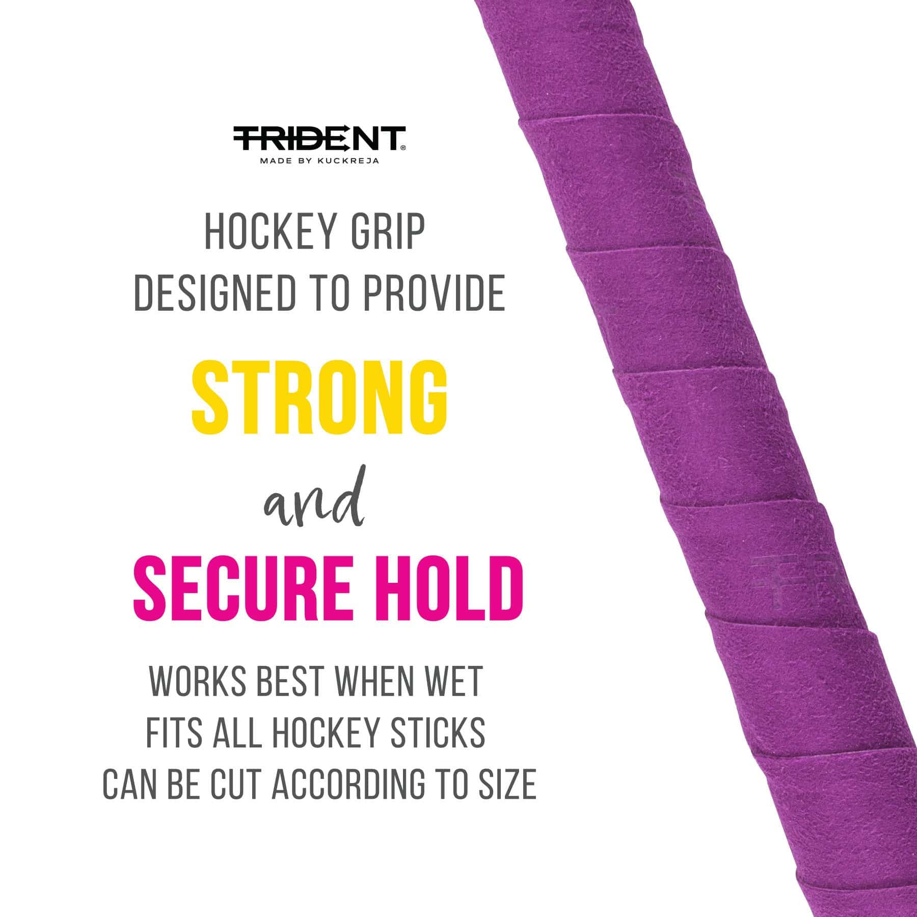Trident Master Chamois Grip - Purple - Image 2