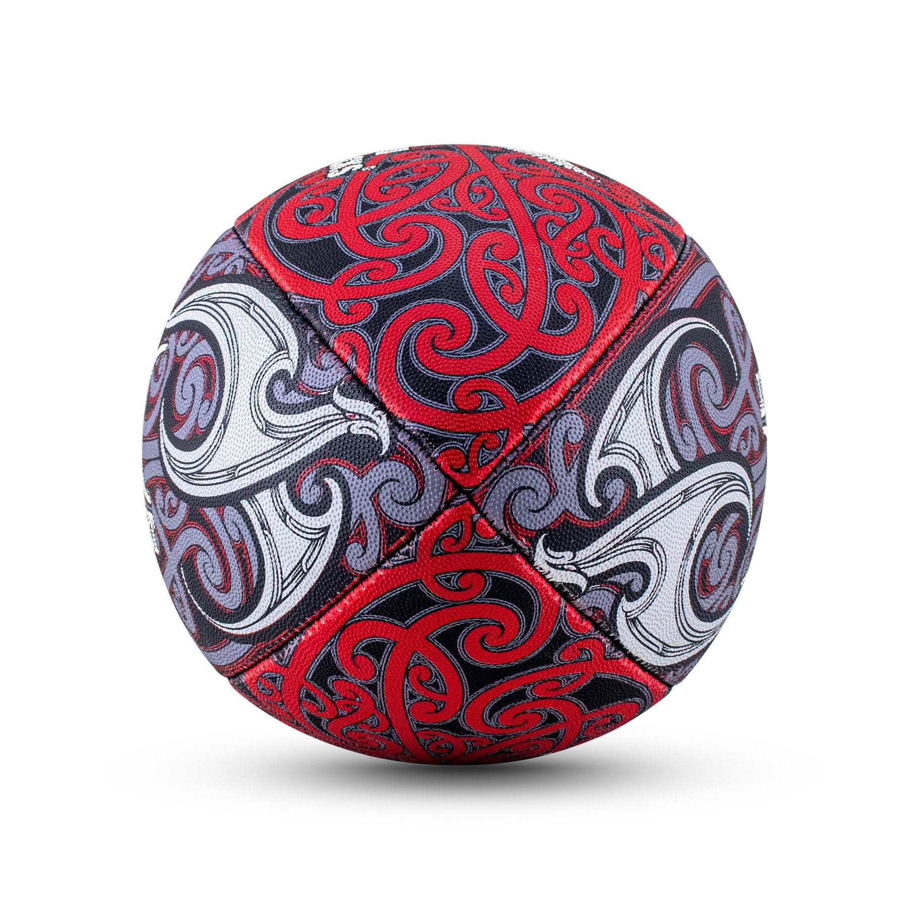 Gilbert All Blacks Māori Supporter Rugby Ball (Size 5) - Image 6