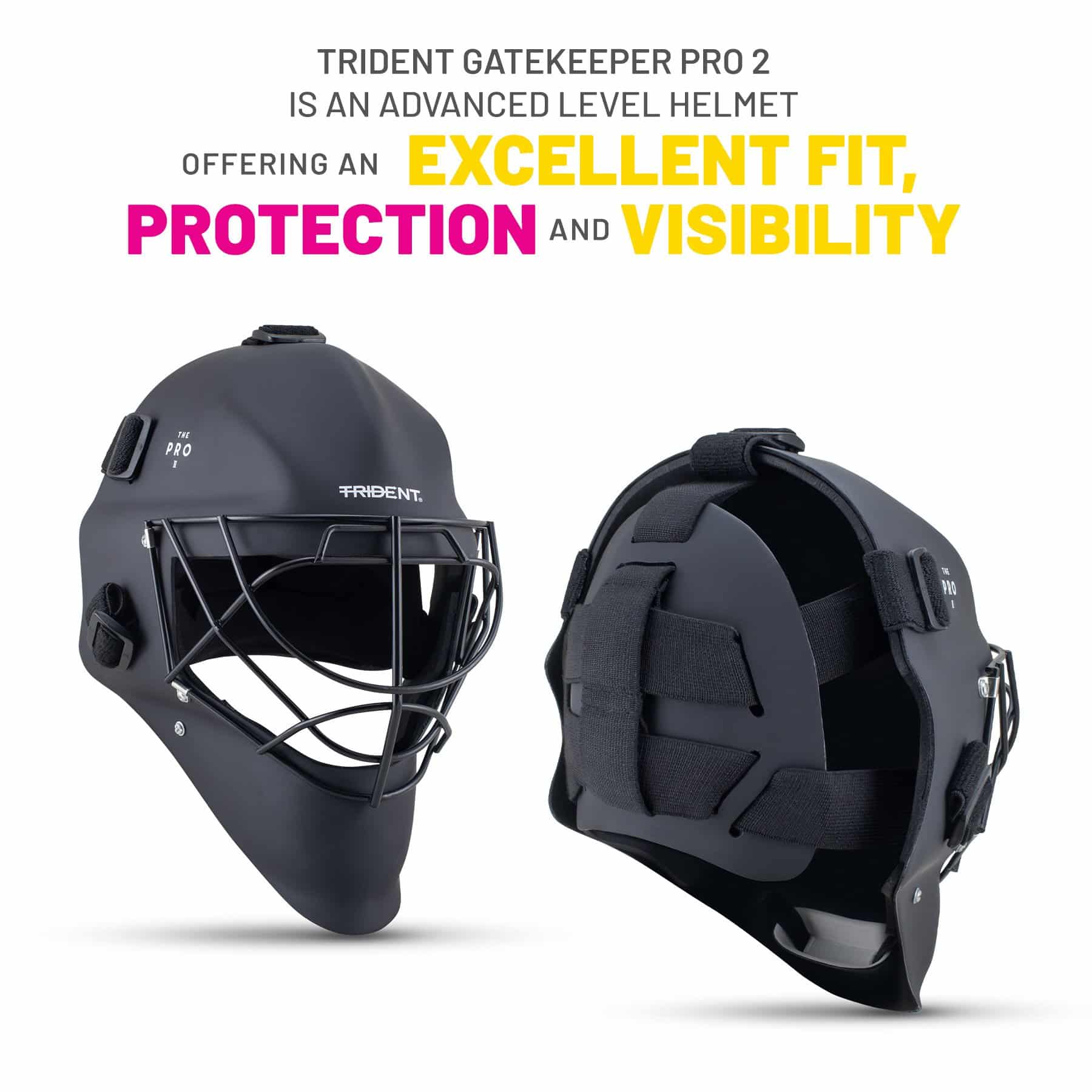 Trident Gatekeeper Pro 2.0 Goalie Helmet - Image 2
