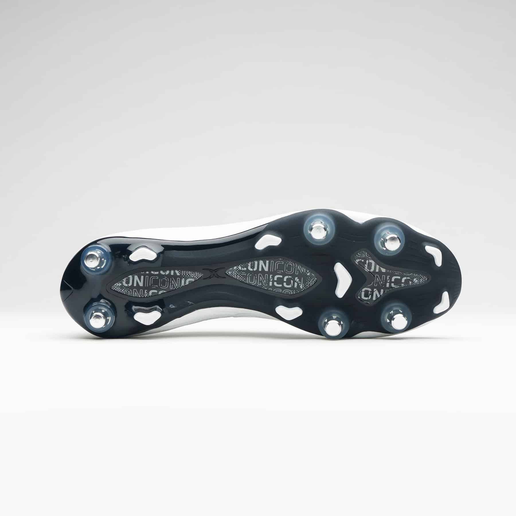 Gilbert Icon X Rugby Boots - 6 Studs (White) - Image 3