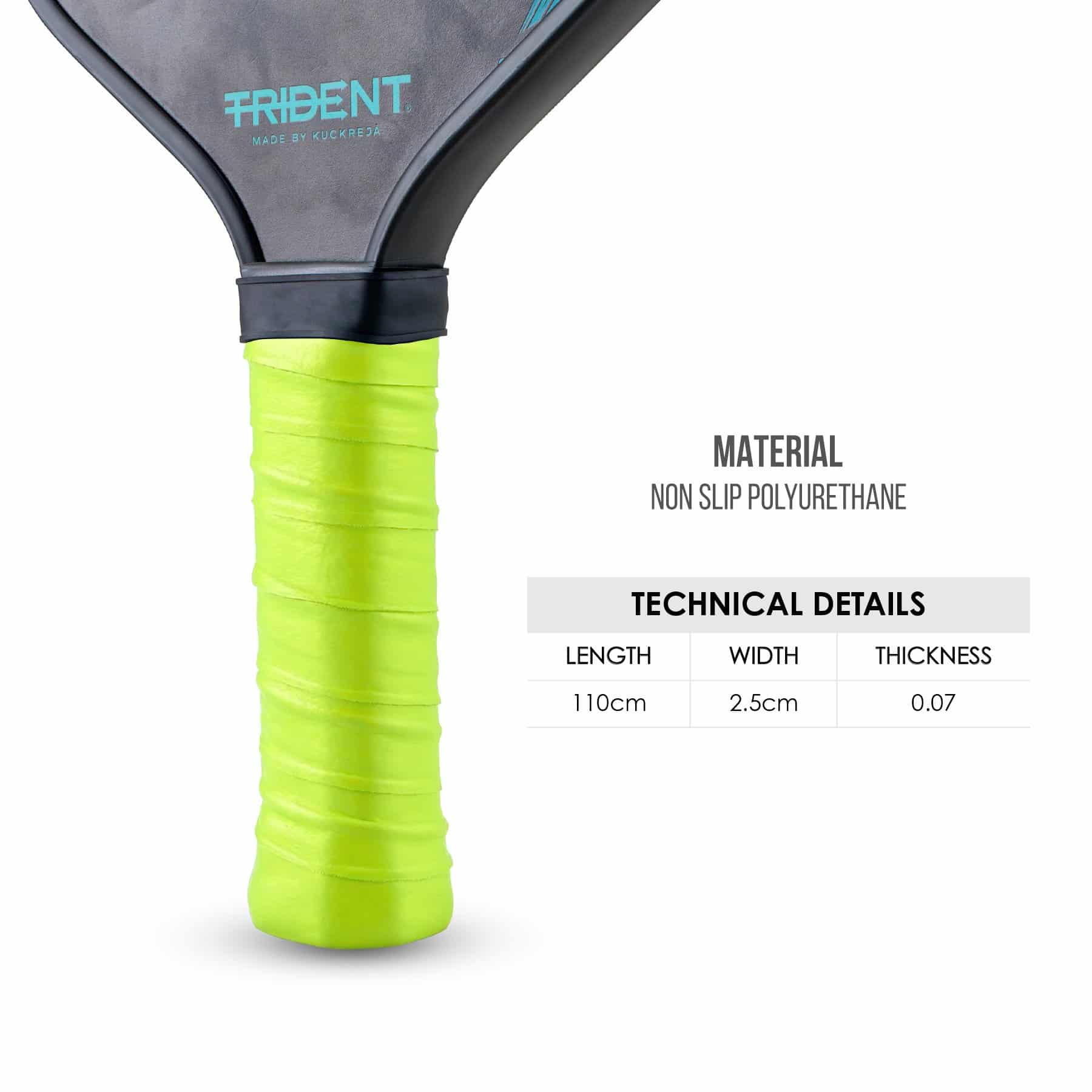 Trident Pickleball Paddle Grip - Neon - Image 3