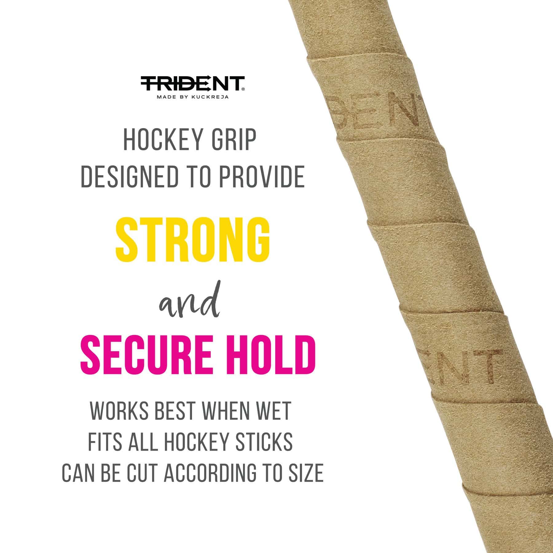 Trident Master Chamois Grip - Natural - Image 2
