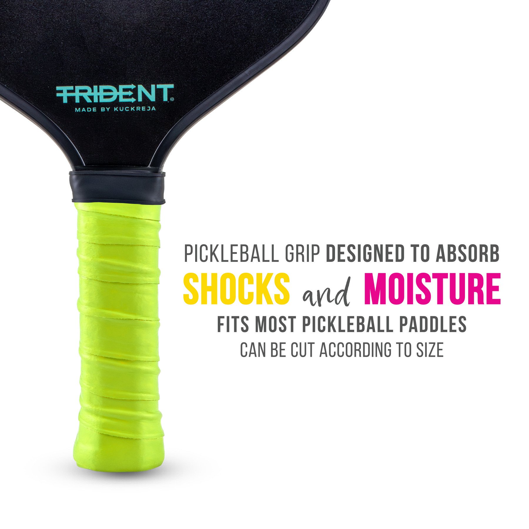 Trident Pickleball Paddle Grip - Neon - Image 2