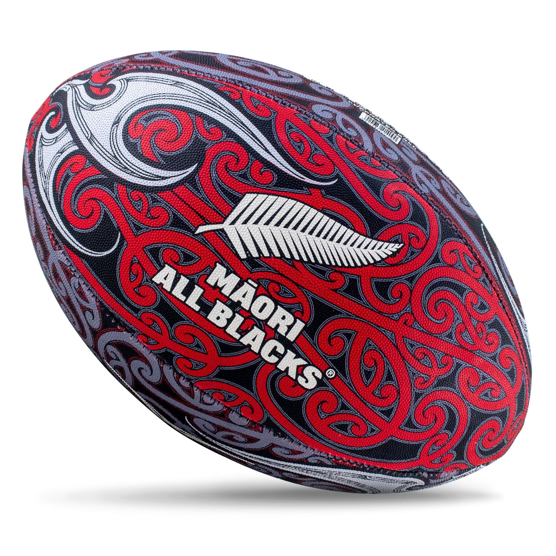 Gilbert All Blacks Māori Supporter Rugby Ball (Size 5) - Image 2