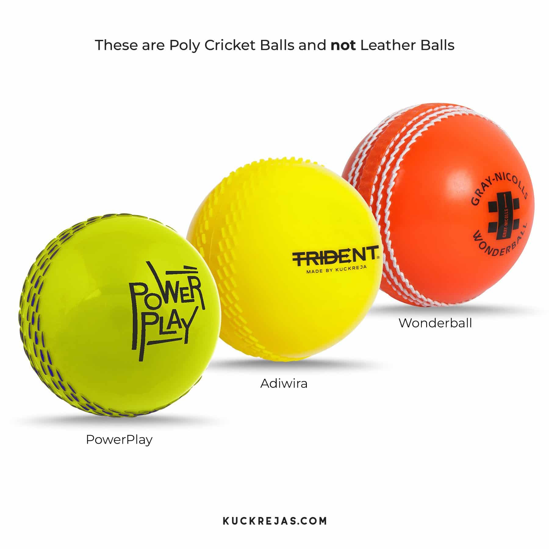 Gray Nicolls Powerplay Cricket Ball - Red (Junior) - Image 2