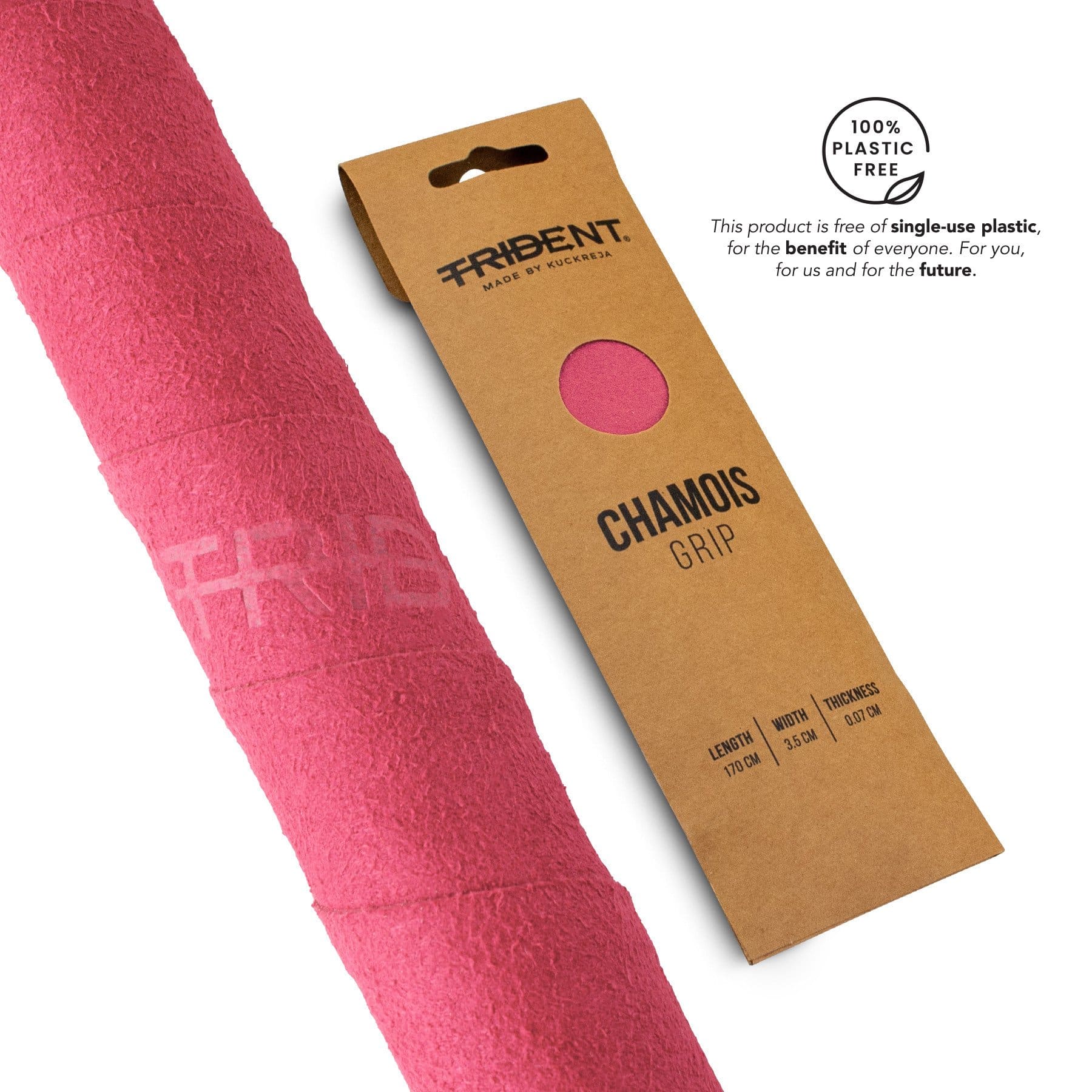 Trident Master Chamois Grip - Pink - Image 4