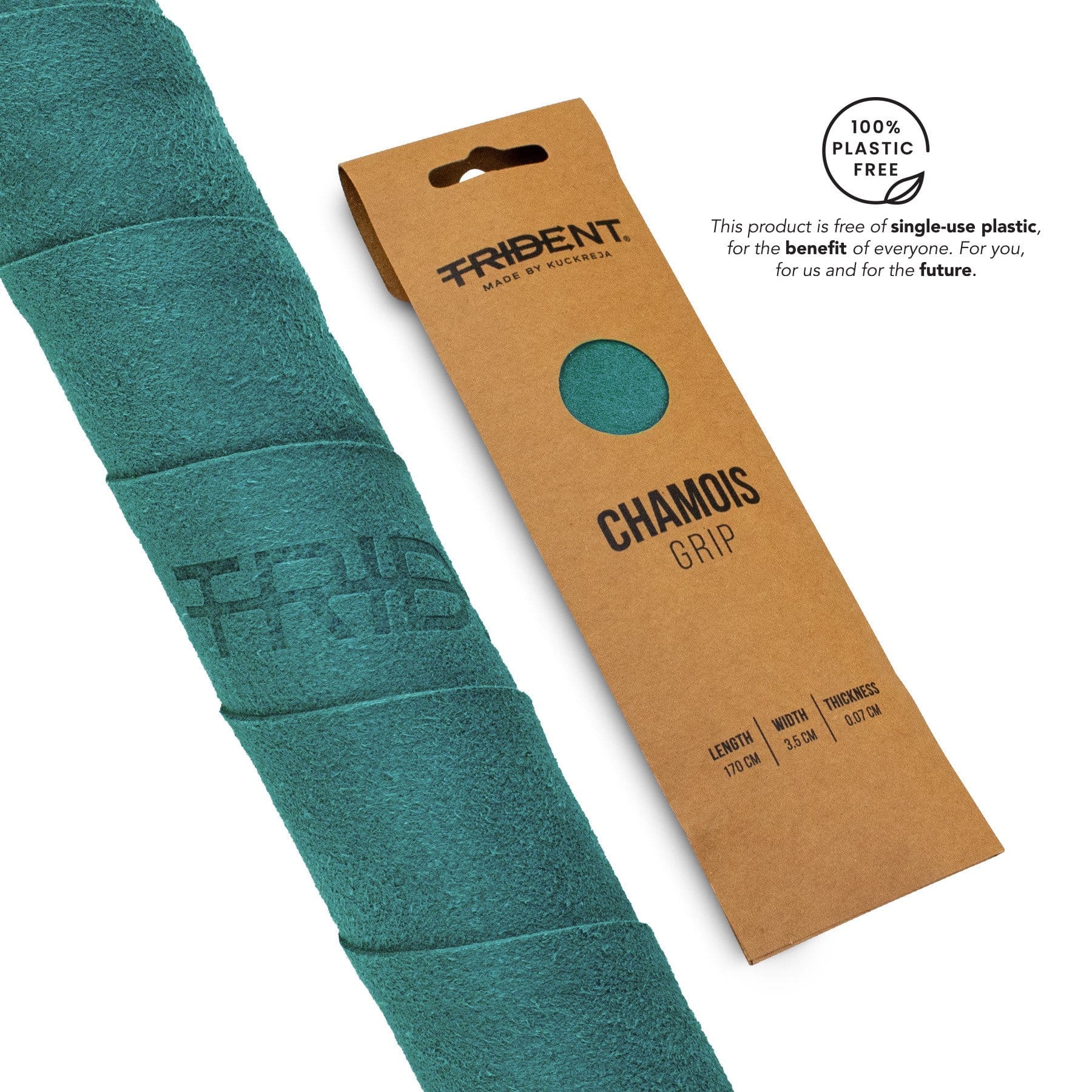 Trident Master Chamois Grip - Turquoise - Image 4