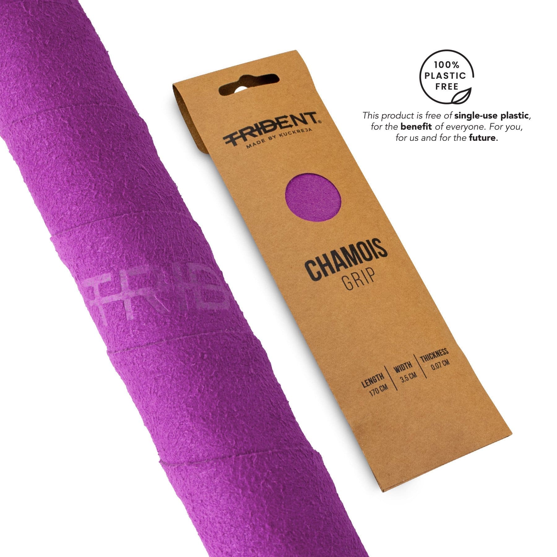 Trident Master Chamois Grip - Purple - Image 4