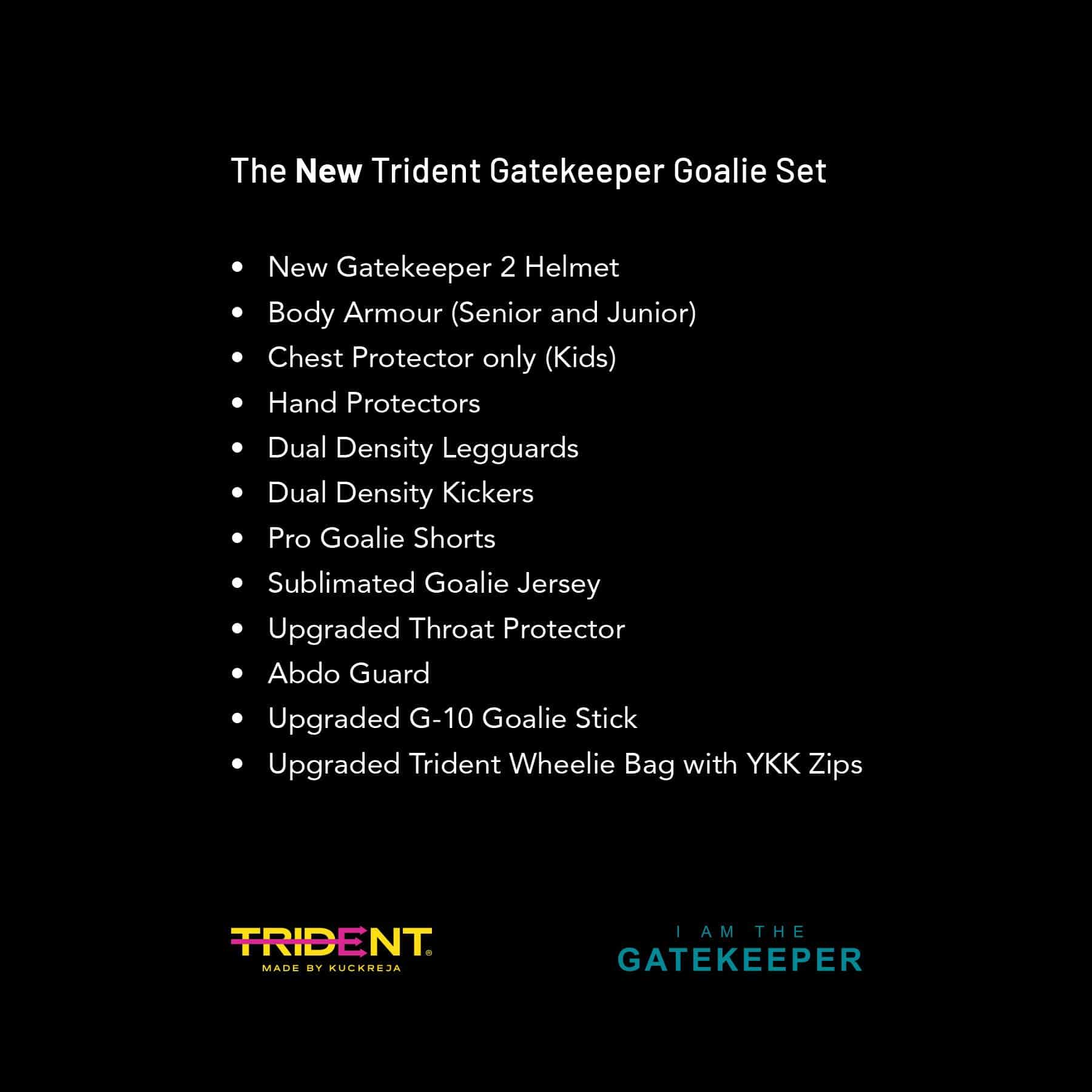 Trident New Gatekeeper 2 Goalie Set - Junior - Image 7