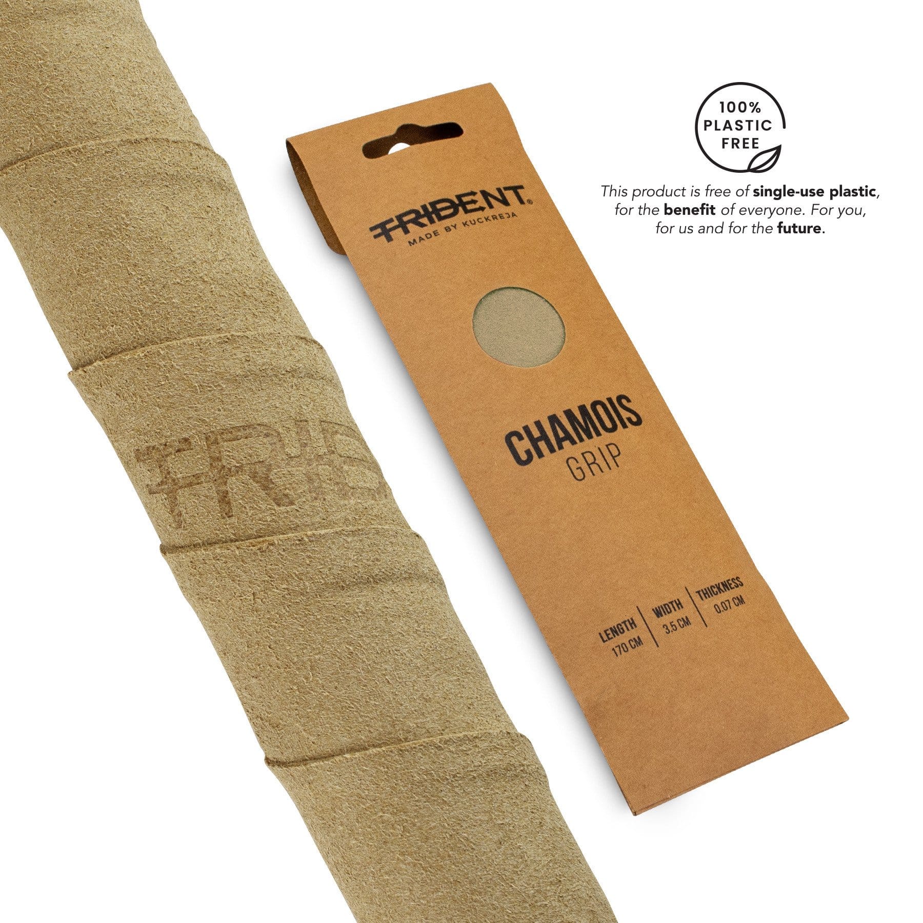 Trident Master Chamois Grip - Natural - Image 4