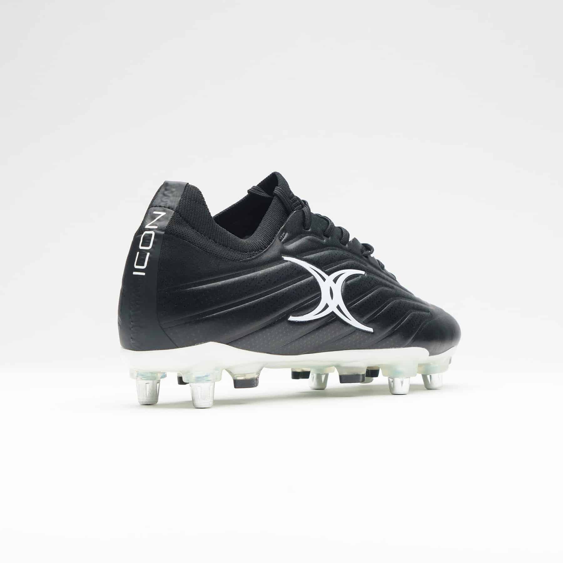 Gilbert Icon X Rugby Boots - 6 Studs (Black) - Image 4