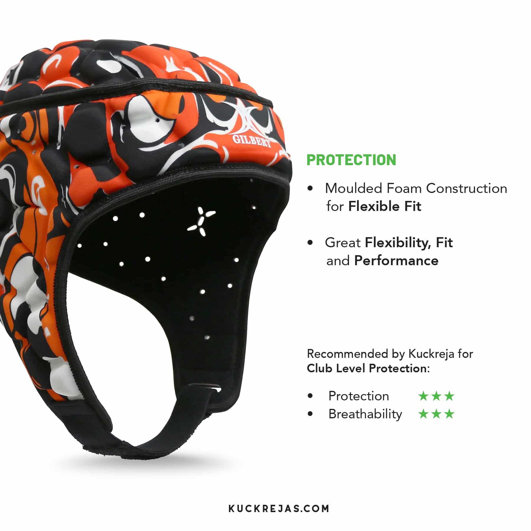 Gilbert XP 250 Headguard Tie Dye - Red - Image 2