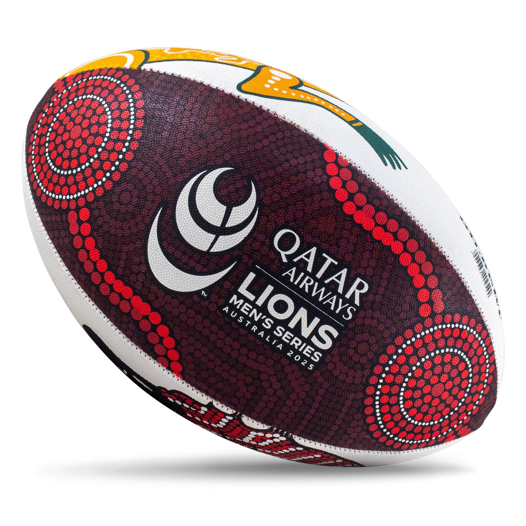 Gilbert British Irish Lions Supporter Rugby Ball (Size 5) - Image 2