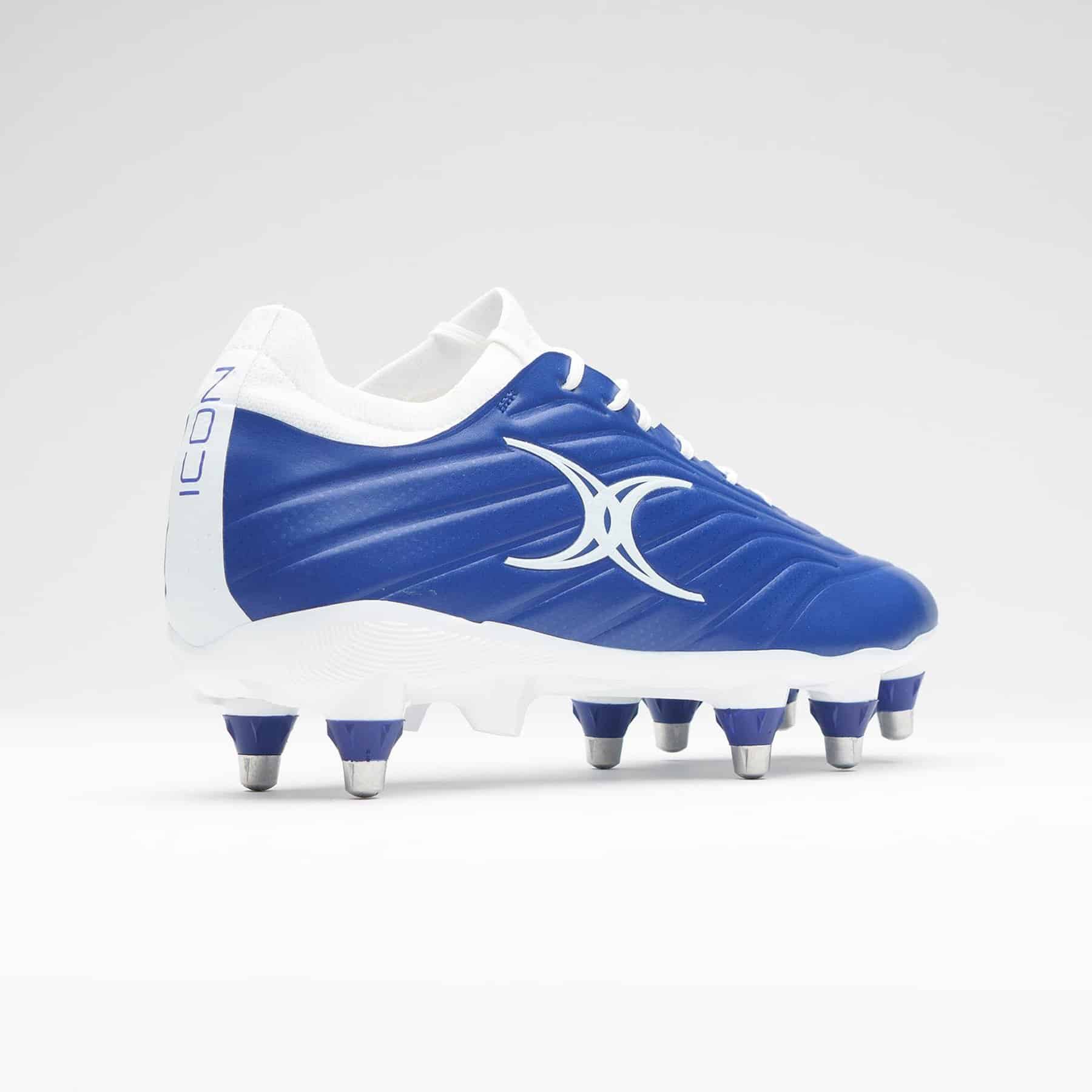 Gilbert Icon Power X Rugby Boots - 8 Stud (Blue) - Image 5