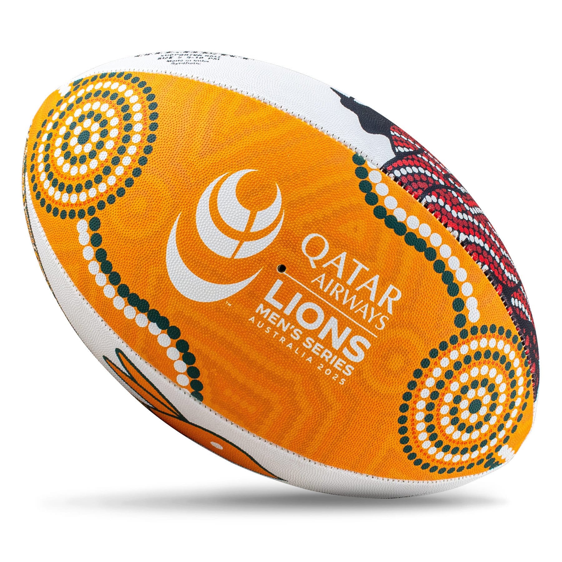 Gilbert British Irish Lions Supporter Rugby Ball (Size 5) - Image 4