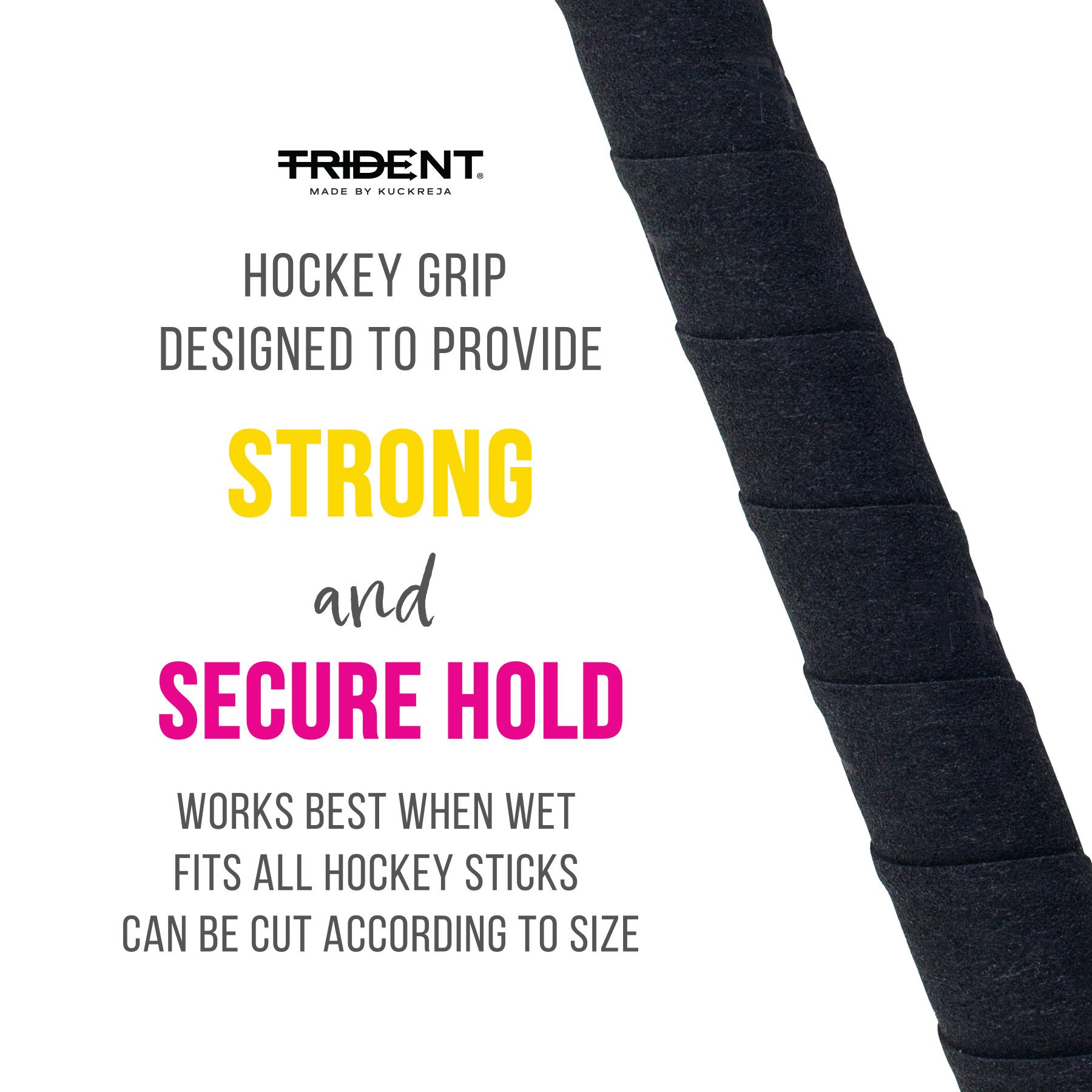 Trident Master Chamois Grip - Black - Image 2