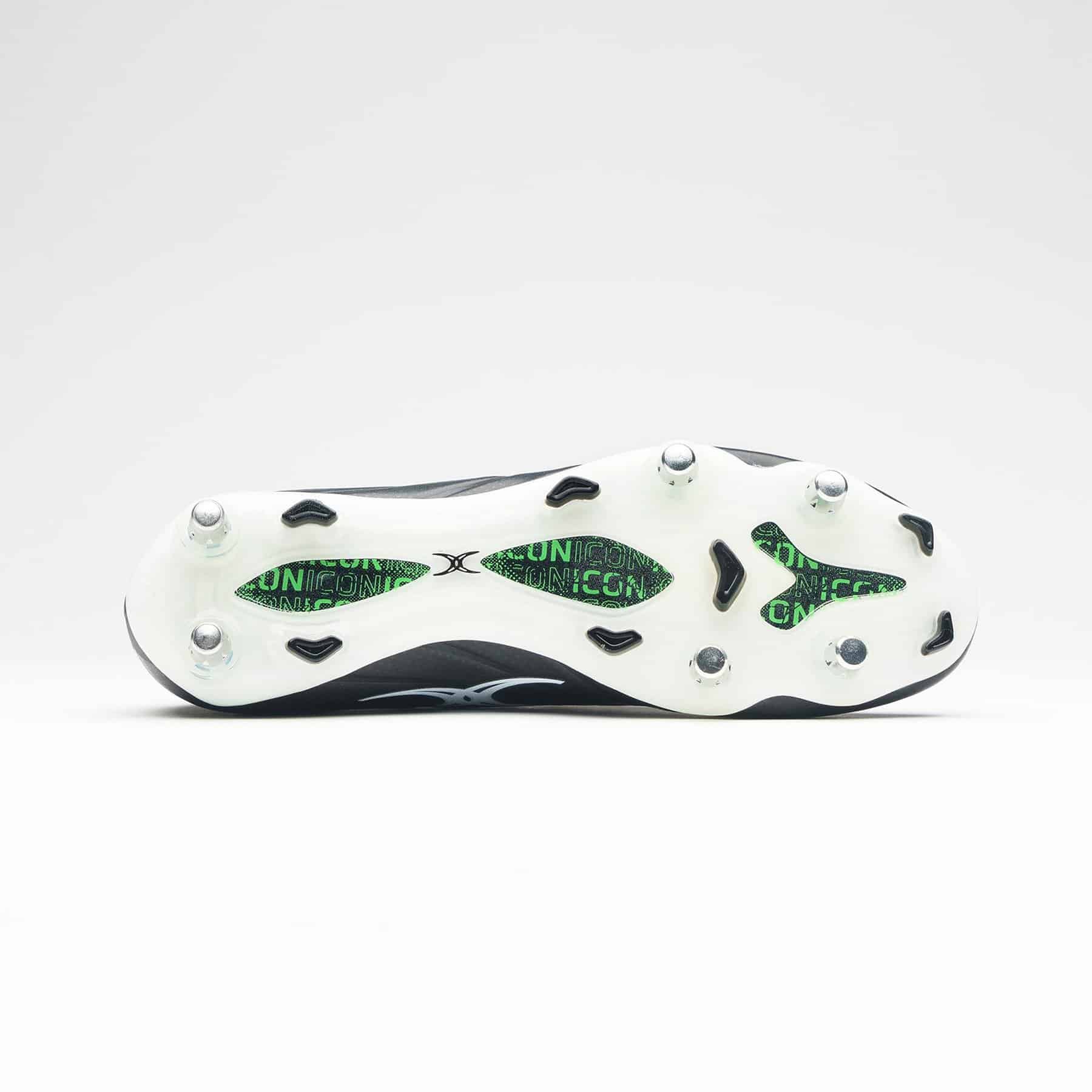 Gilbert Icon X Rugby Boots - 6 Studs (Black) - Image 3