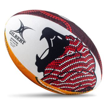 Gilbert British Irish Lions Supporter Rugby Ball (Size 5)