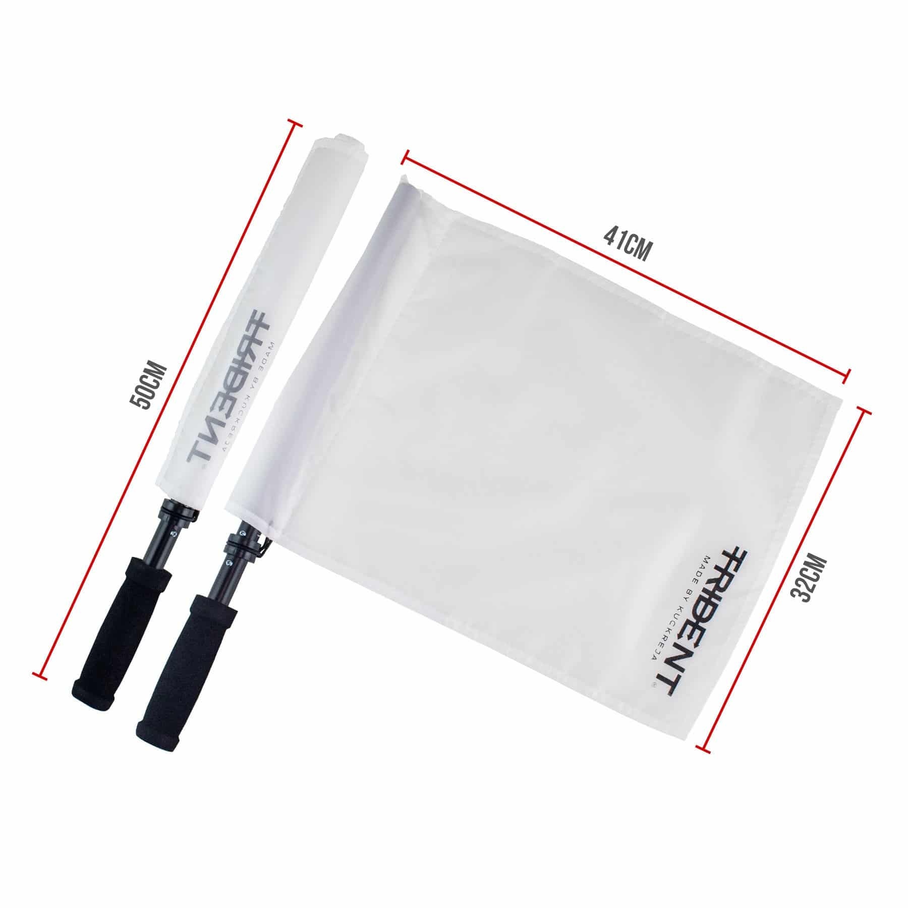 Trident Judge's Flag - White (Pair in Bag) - Image 2