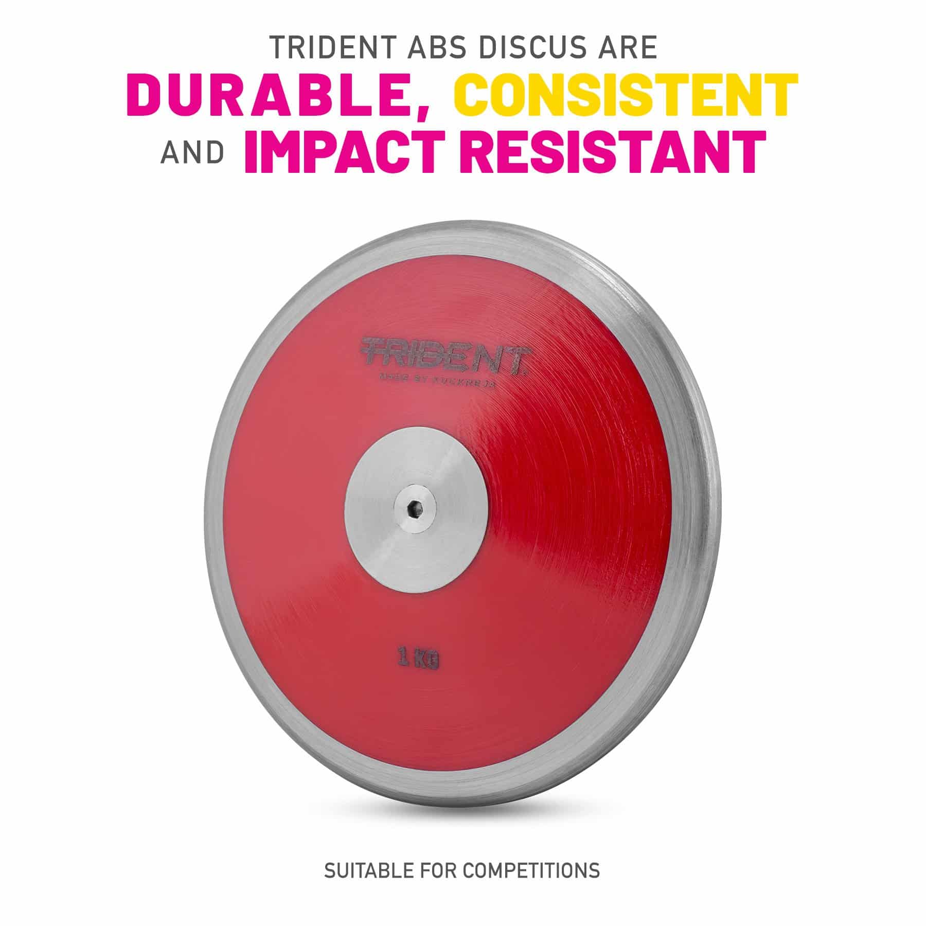 Trident ABS Tournament Discus - 1.00kg - Image 2