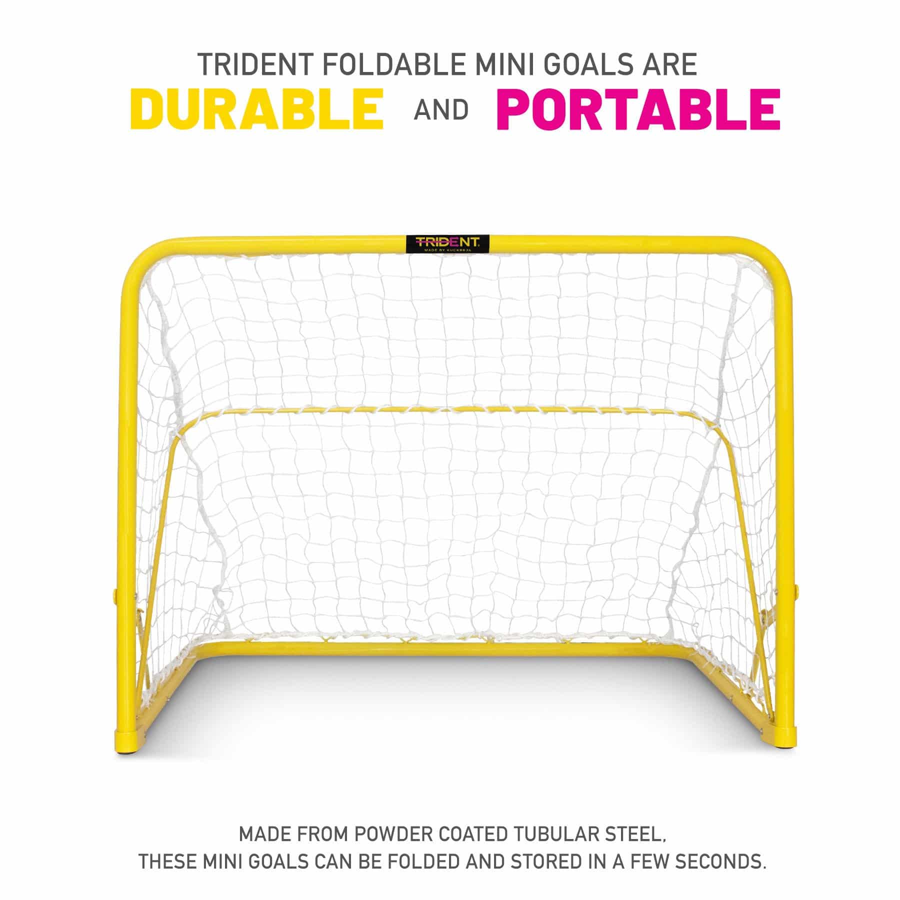 Trident Foldable Steel Mini Goal Post - 0.9 x 0.7M - Image 2