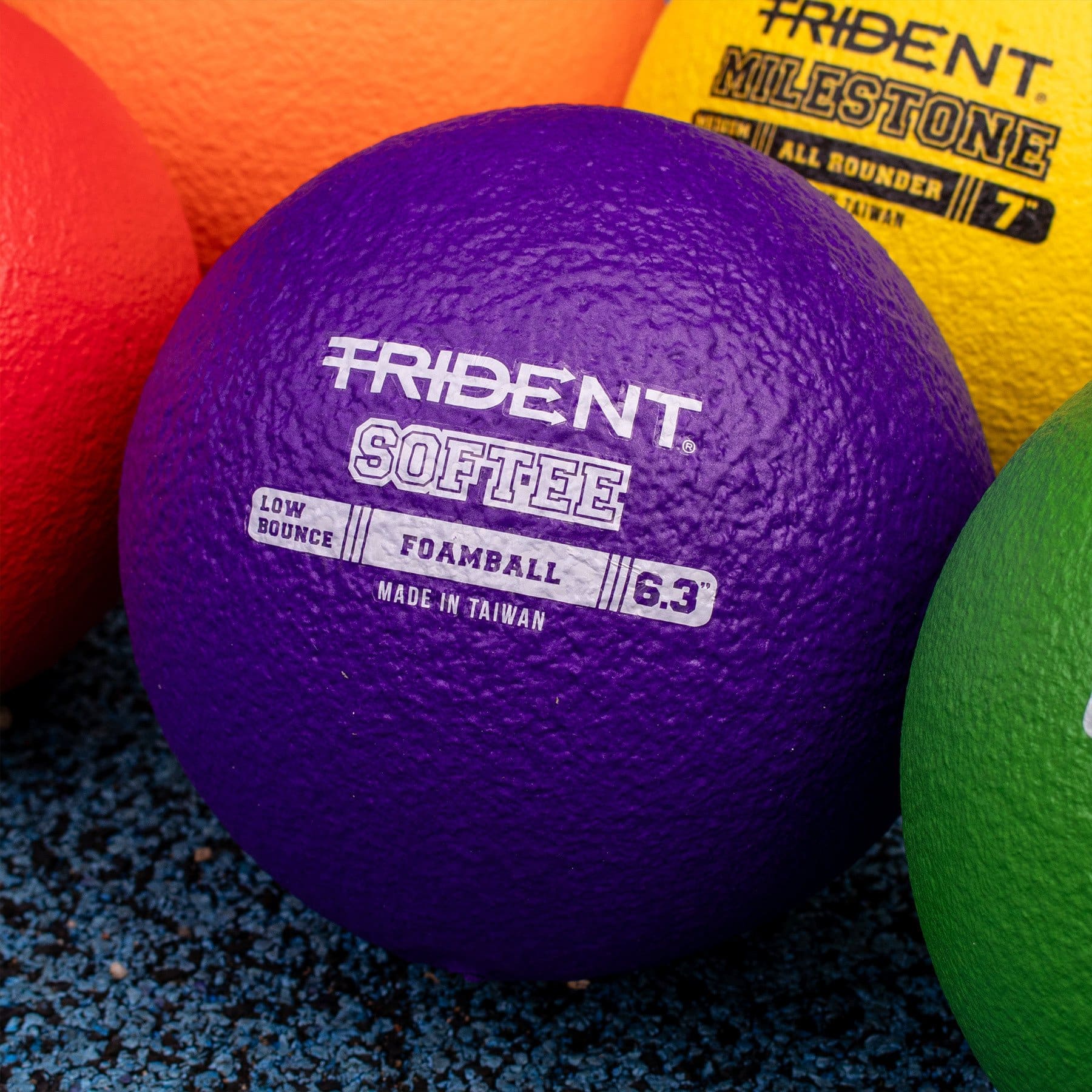 Trident Softee Low Bounce Foam Ball - Purple (6.3") - Image 9