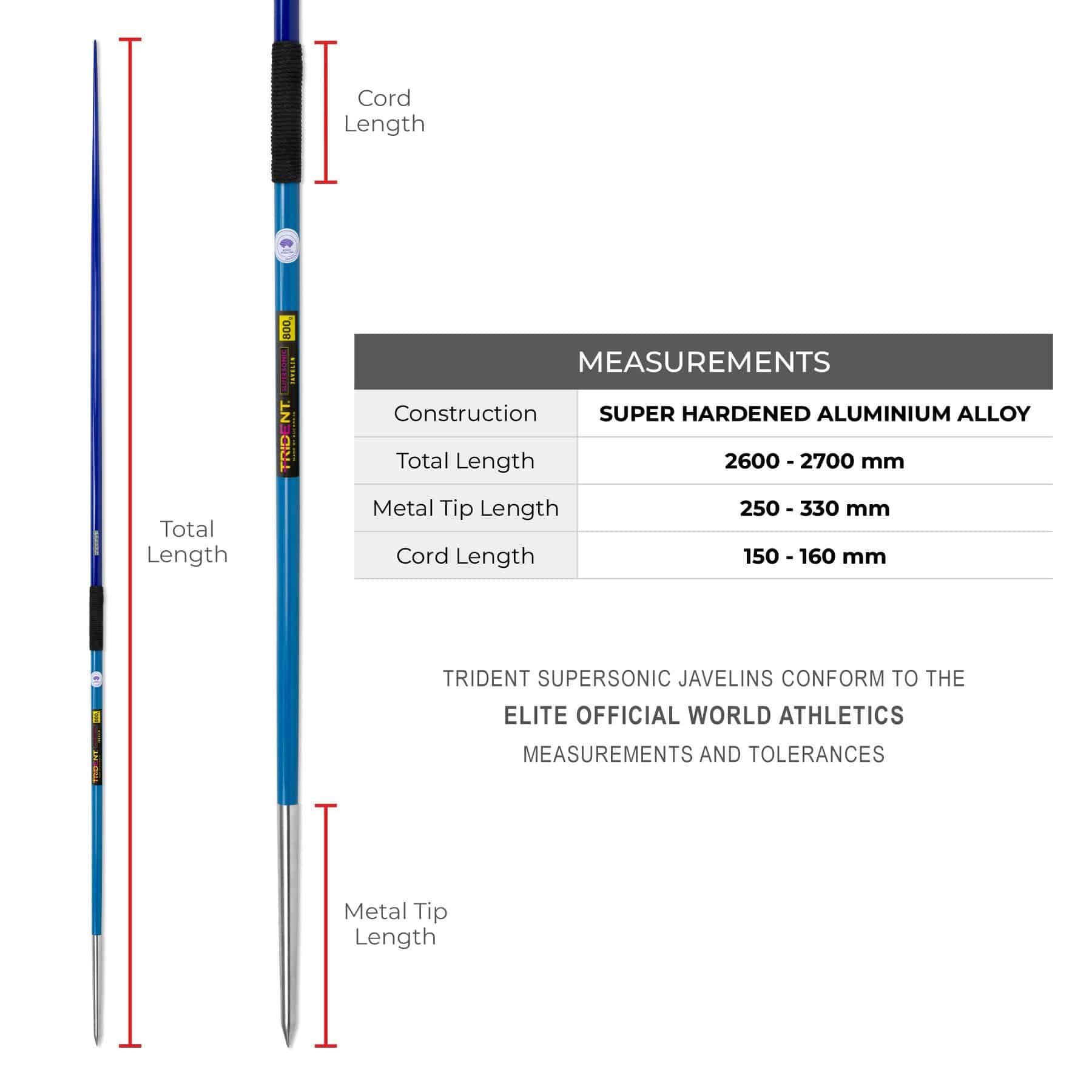 Trident Supersonic Javelin - 800g (WA Certified) - Image 3