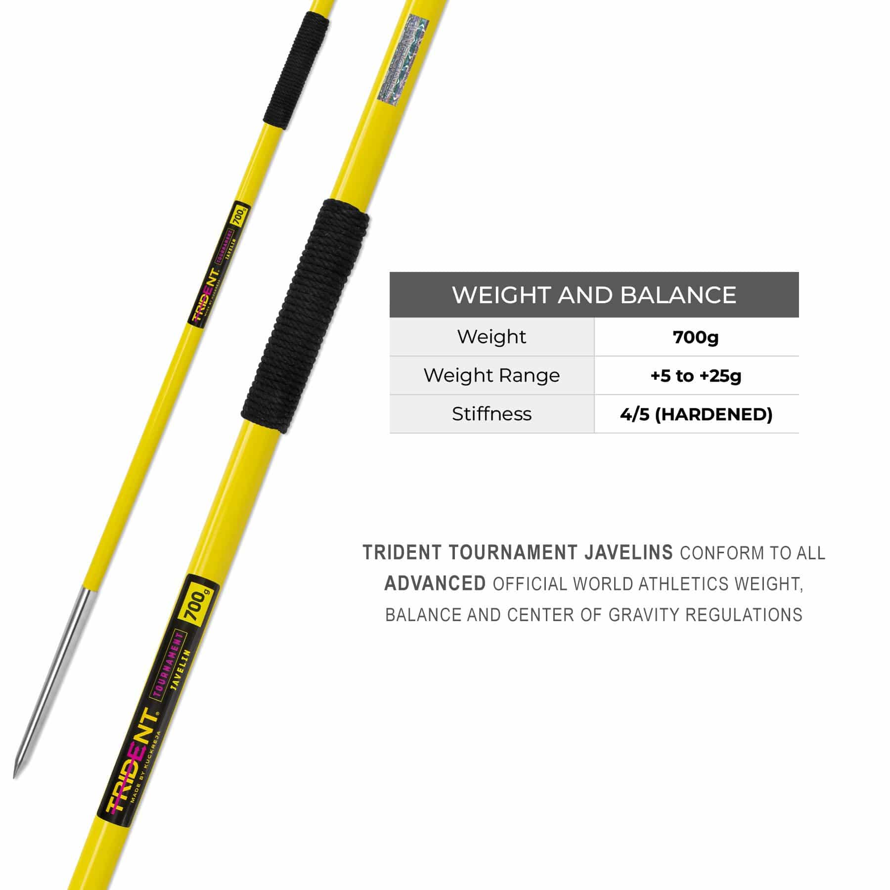 Trident Tournament Javelin - 700g - Image 4