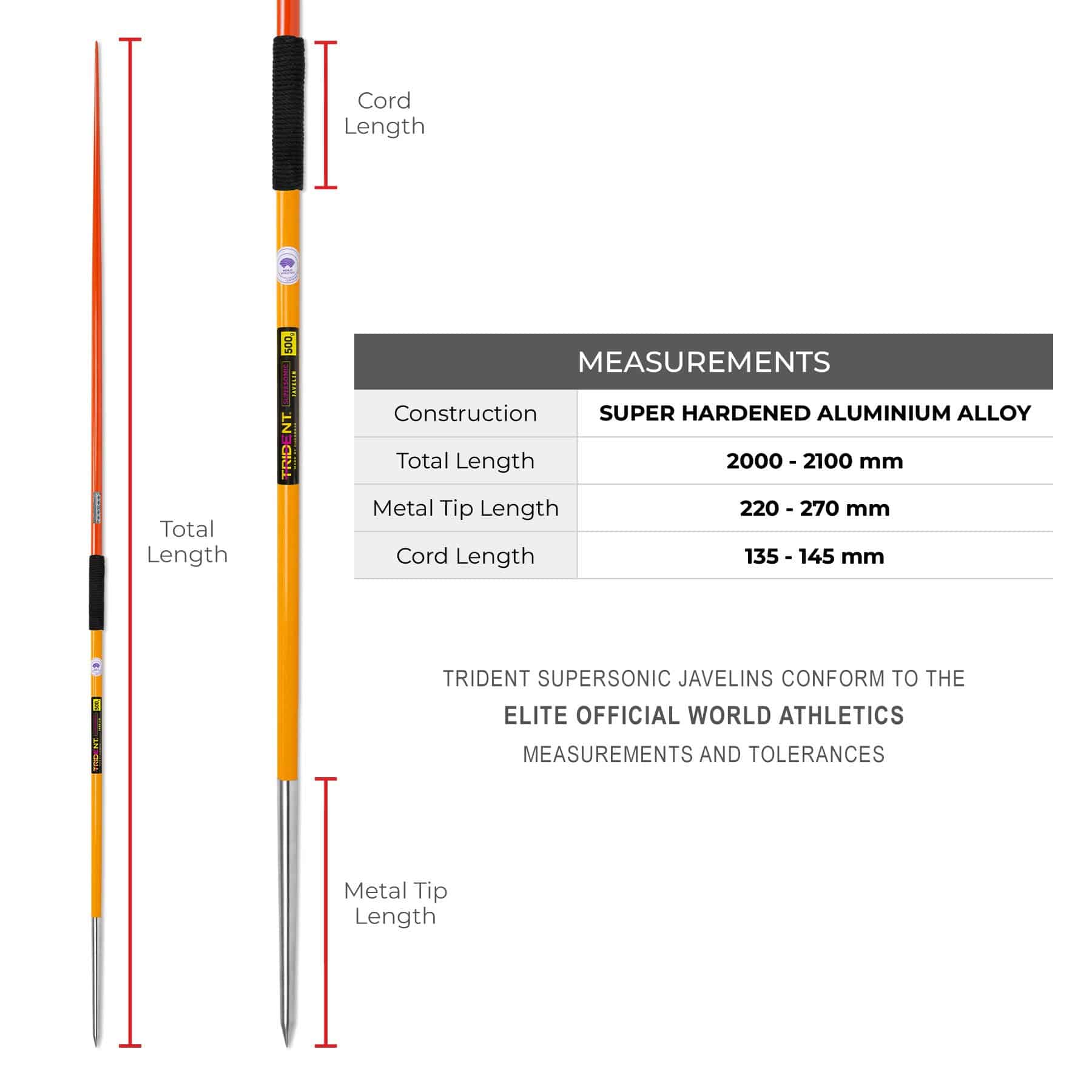 Trident Supersonic Javelin - 500g (WA Certified) - Image 3