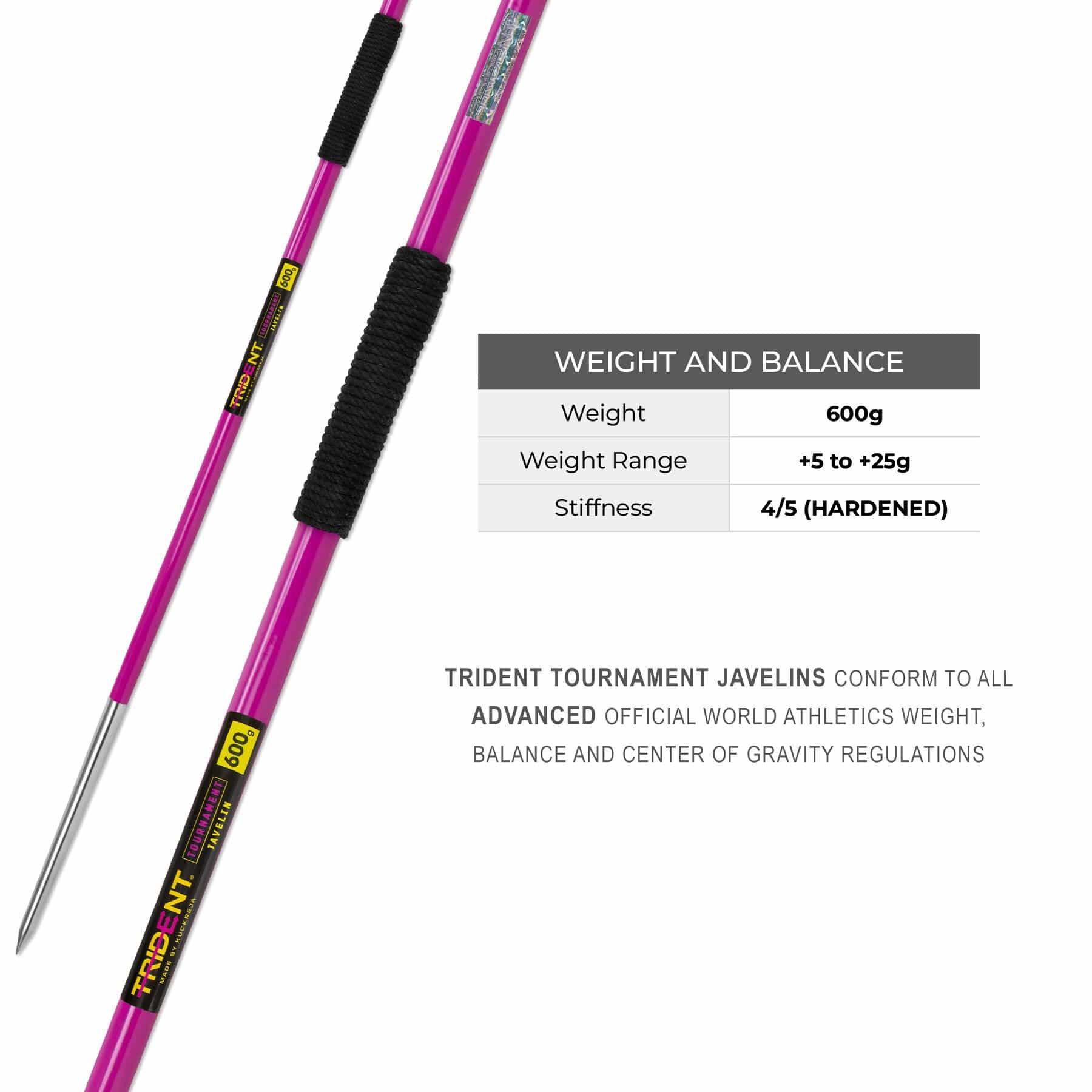Trident Tournament Javelin - 600g - Image 4