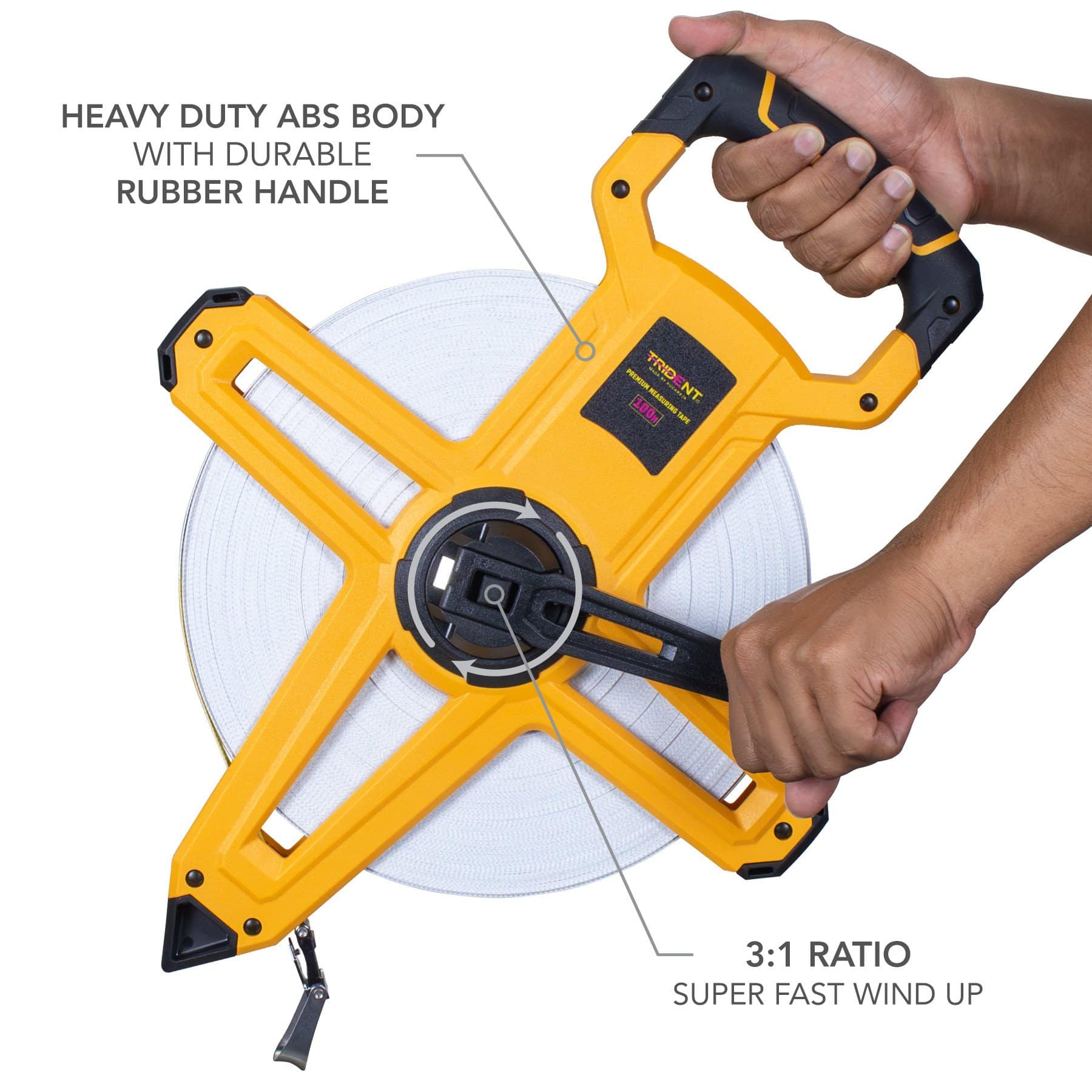 Trident Premium Measuring Tape - 100m - Image 3