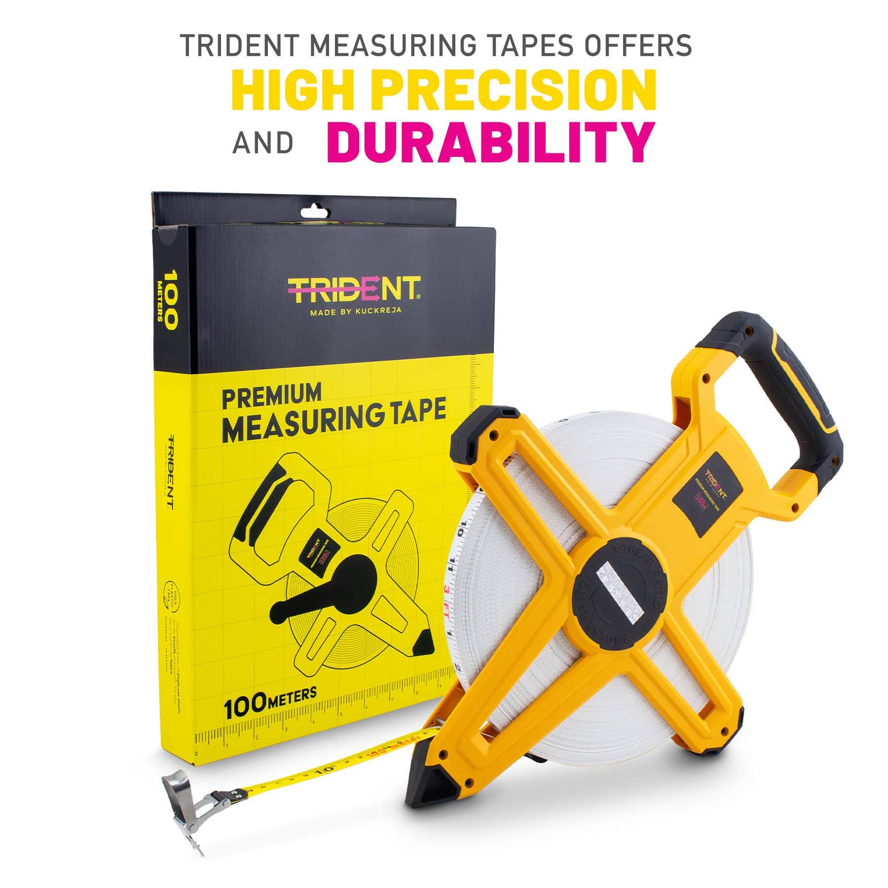 Trident Premium Measuring Tape - 100m - Image 2